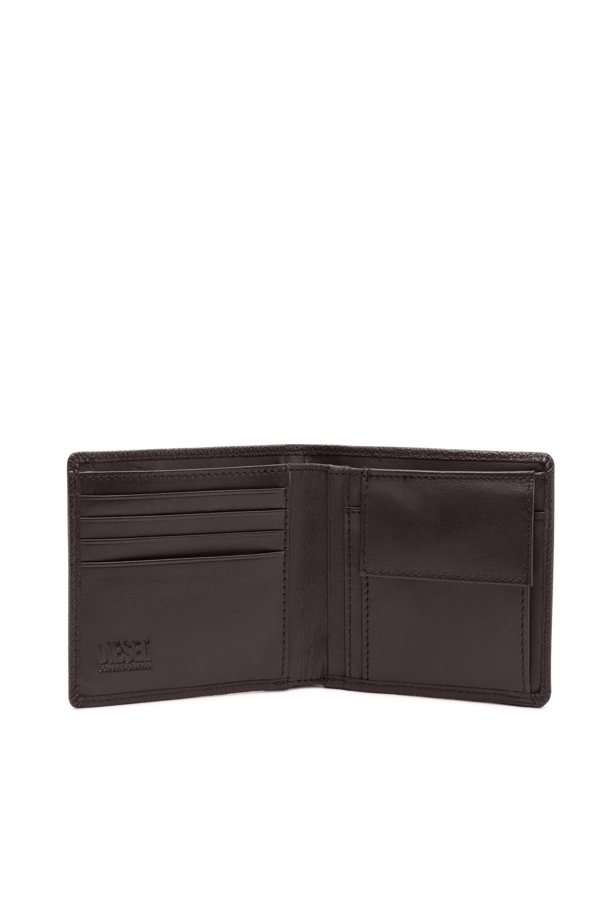 Diesel - BI FOLD COIN S, Portafoglio a libro in fior di pelle Uomo in Marrone - 3