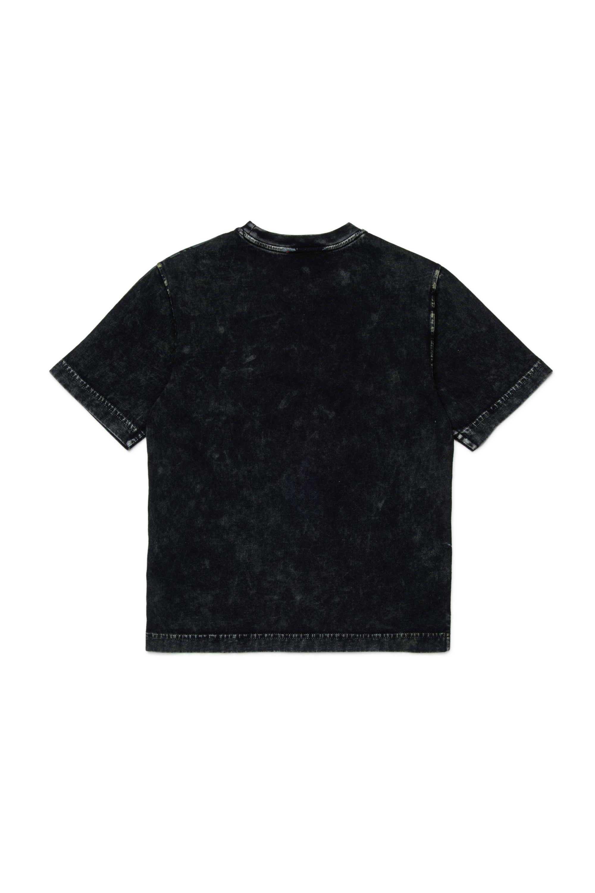 Diesel - TABOXTAR2 OVER, T-shirt con stampa effetto gesso Uomo in Nero - 2
