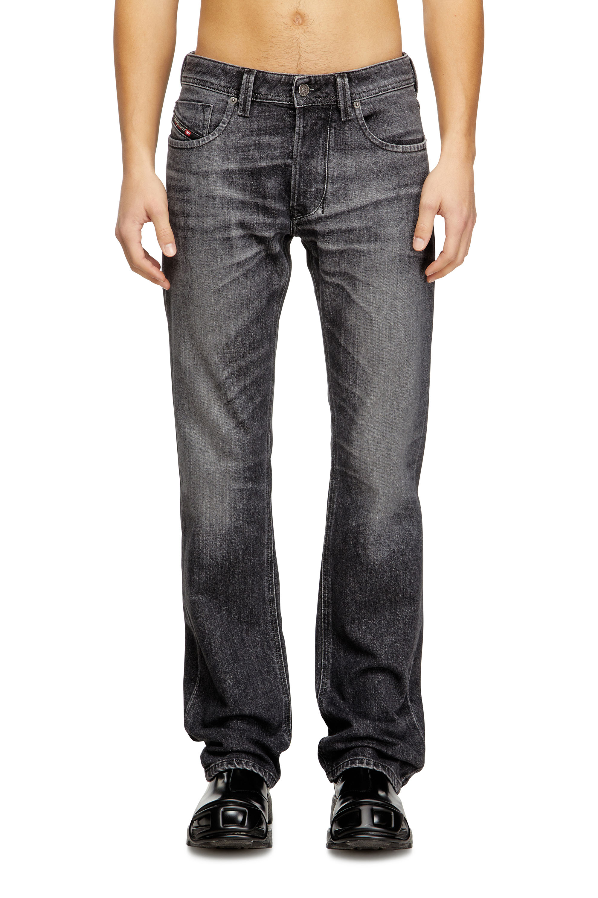 Diesel - Man's Regular Jeans 1985 Larkee 09N49, Grey - 3