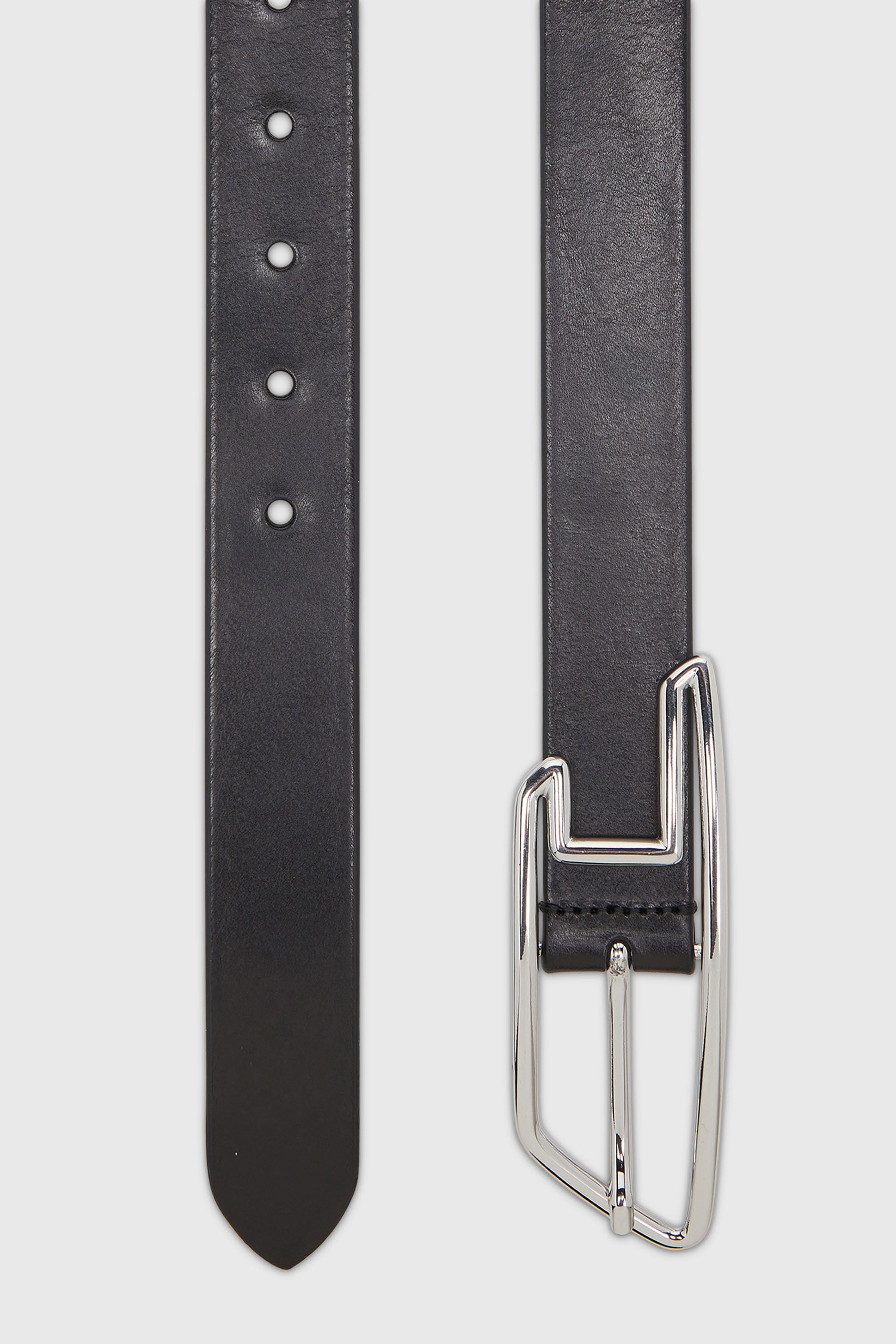 Diesel - B-D LINE W 30, Cintura 3 cm in pelle pull-up Donna in Nero - 2