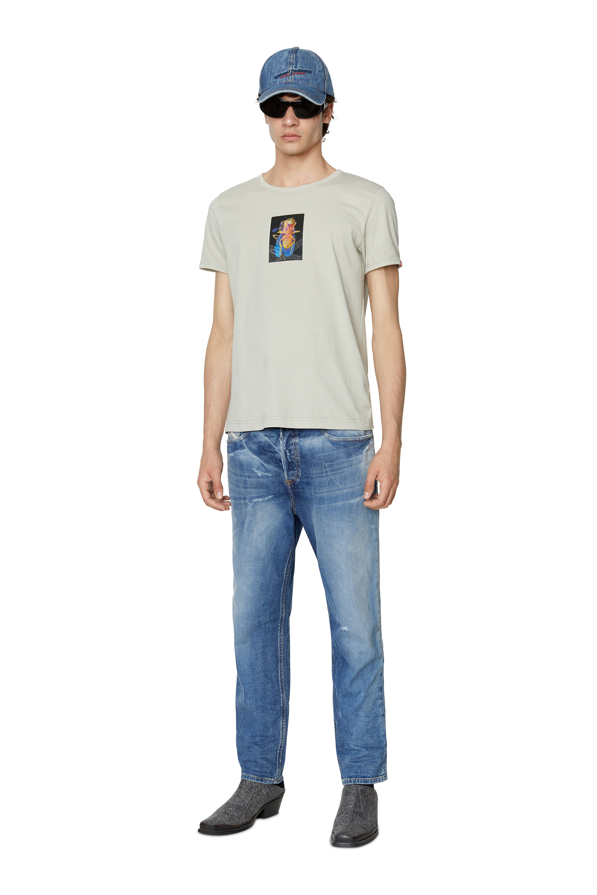 Diesel - 2005 D-FINING 09E16 Tapered Jeans, Blu medio - Image 5