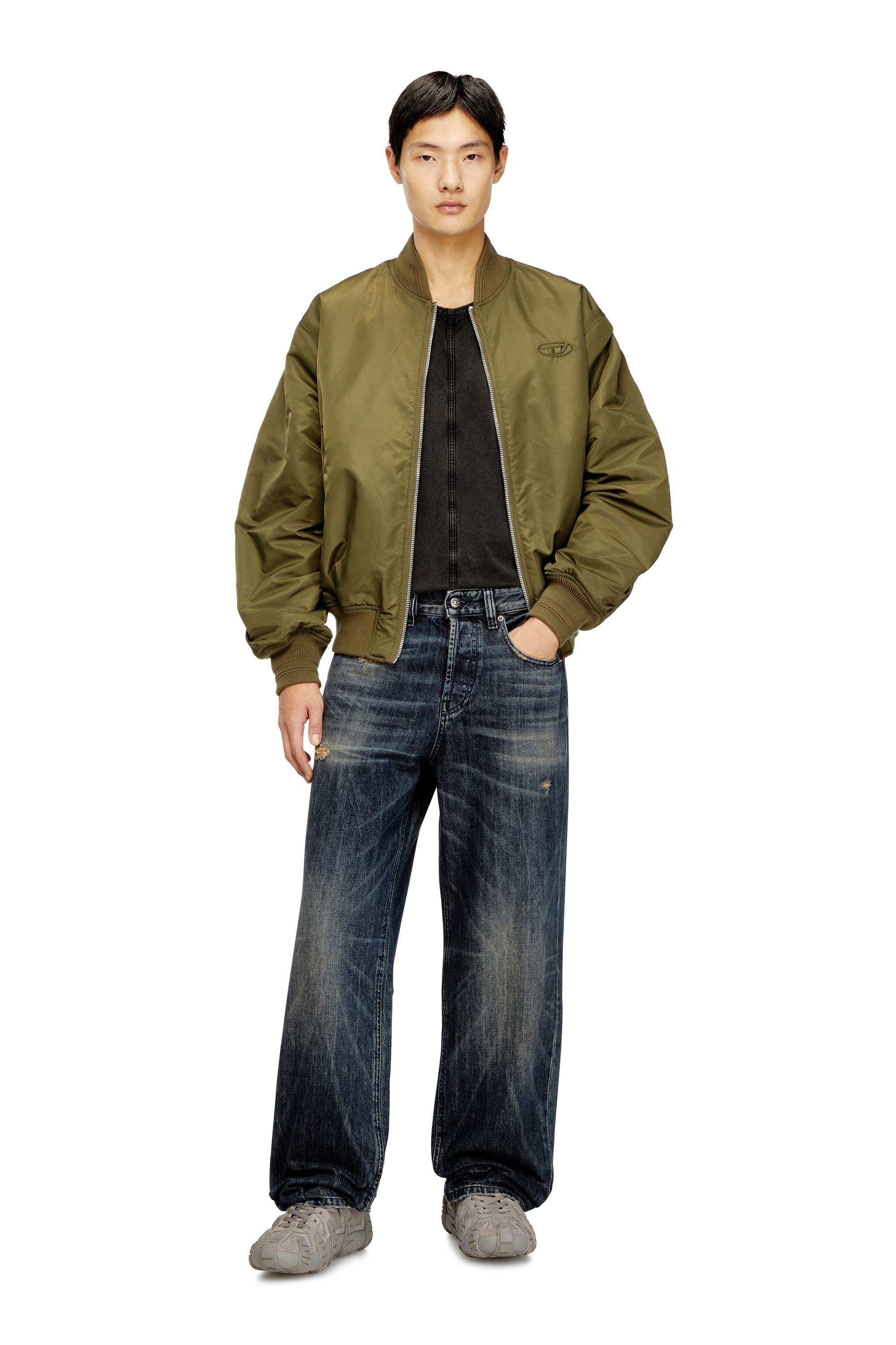 Diesel - Relaxed Jeans 2001 D-Macro 0ADBZ Uomo, Blu Scuro - Image 2