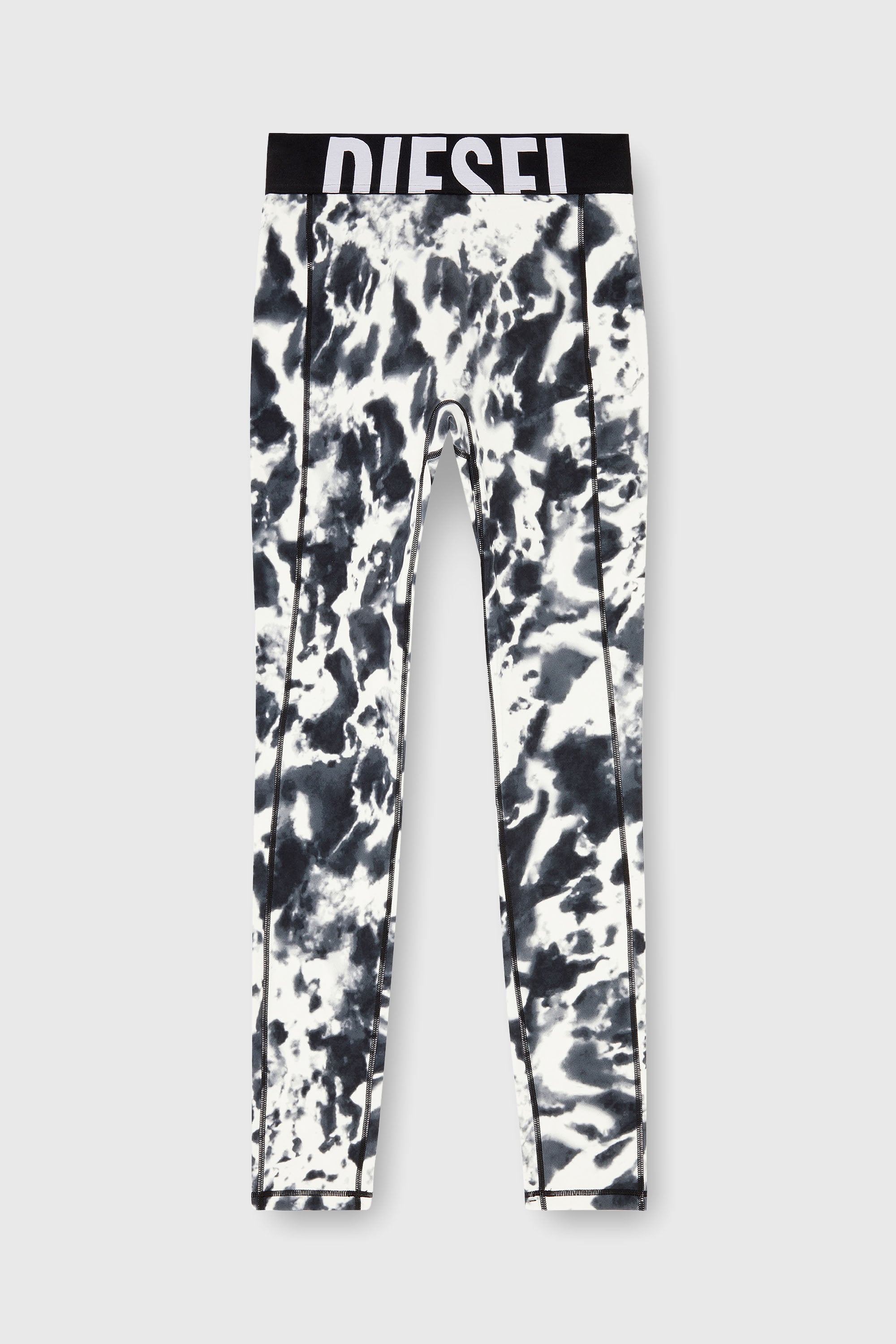 Diesel - ADELINE-D-POP, Leggings in microfibra stampata Donna in Multicolor - 2