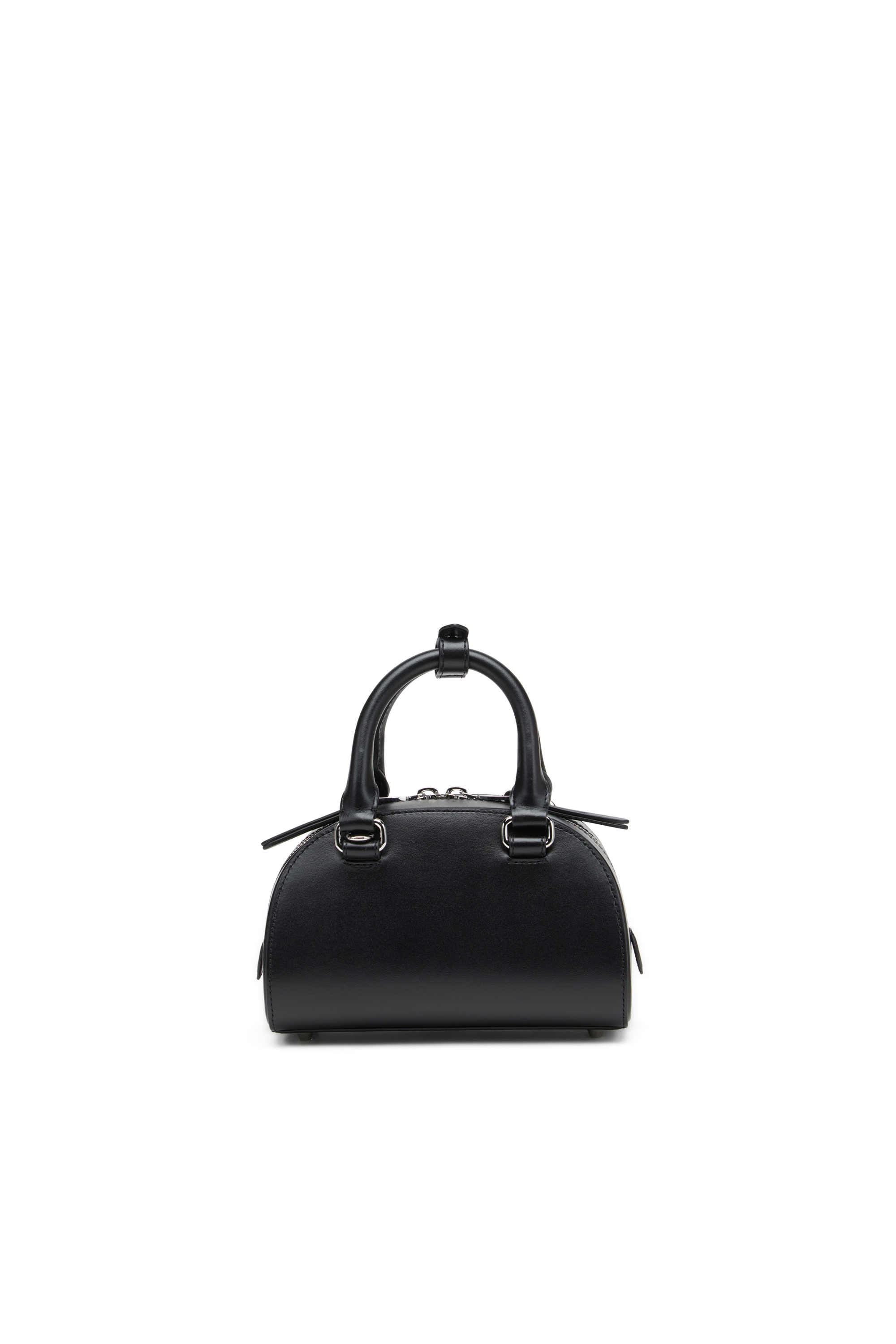 Diesel - 1DR DOME CROSSBODY, Borsa bowling mini in pelle Donna in Nero - 2