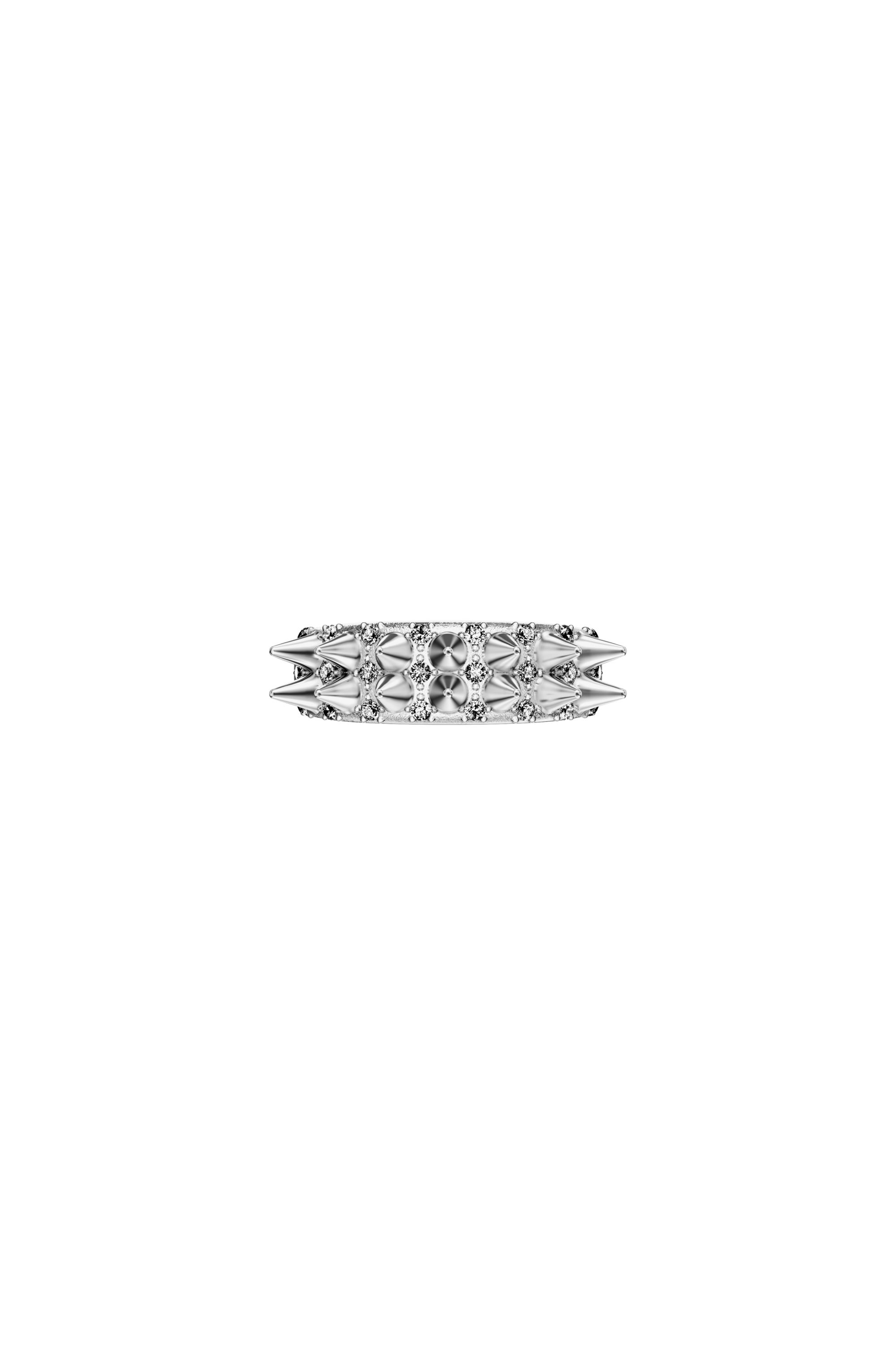 Diesel - DX1723040, Anello a fascia in acciaio inox Unisex in Argento - 3