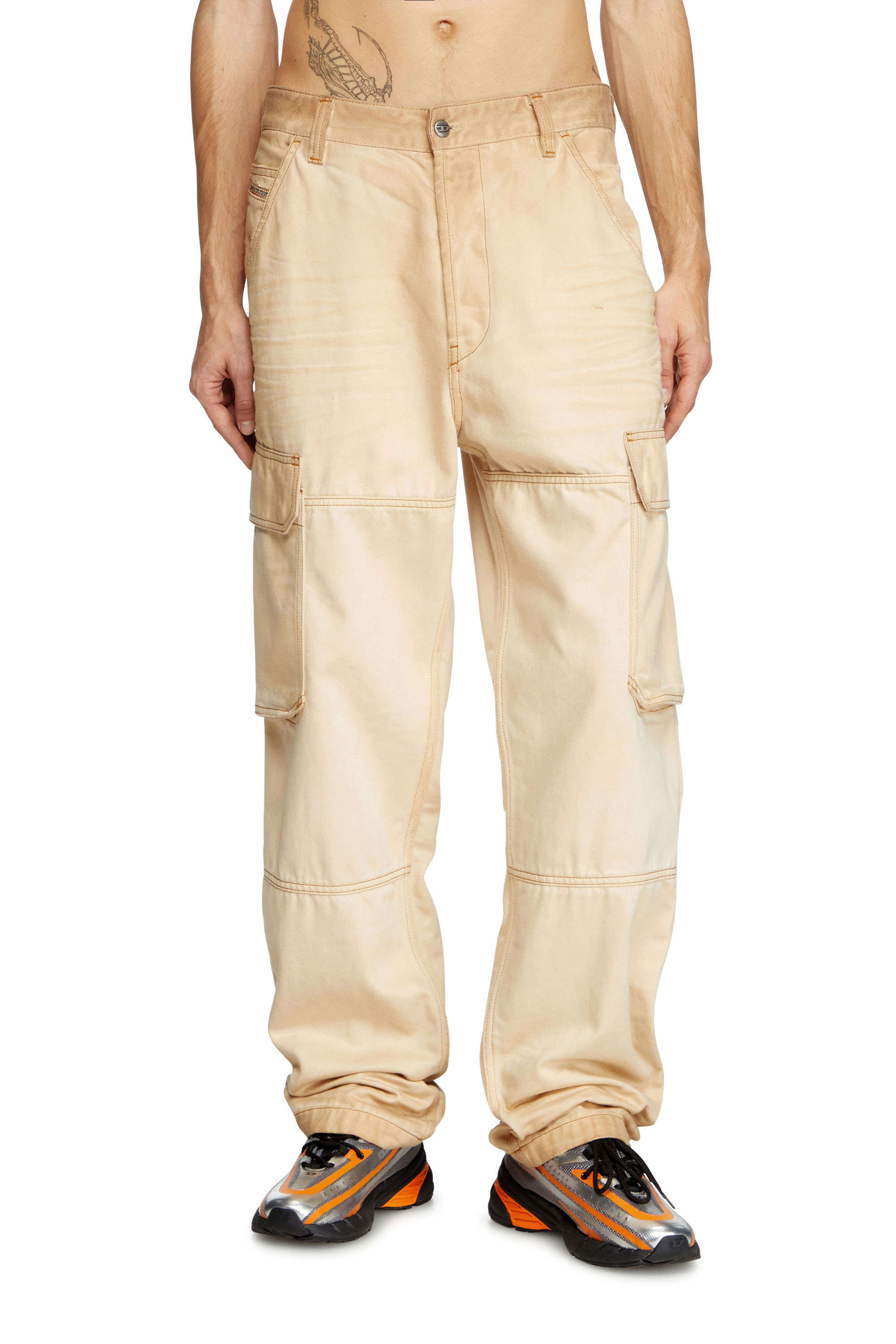 Diesel - Regular Jeans D-Uty 09L26 Uomo, Beige - Image 1