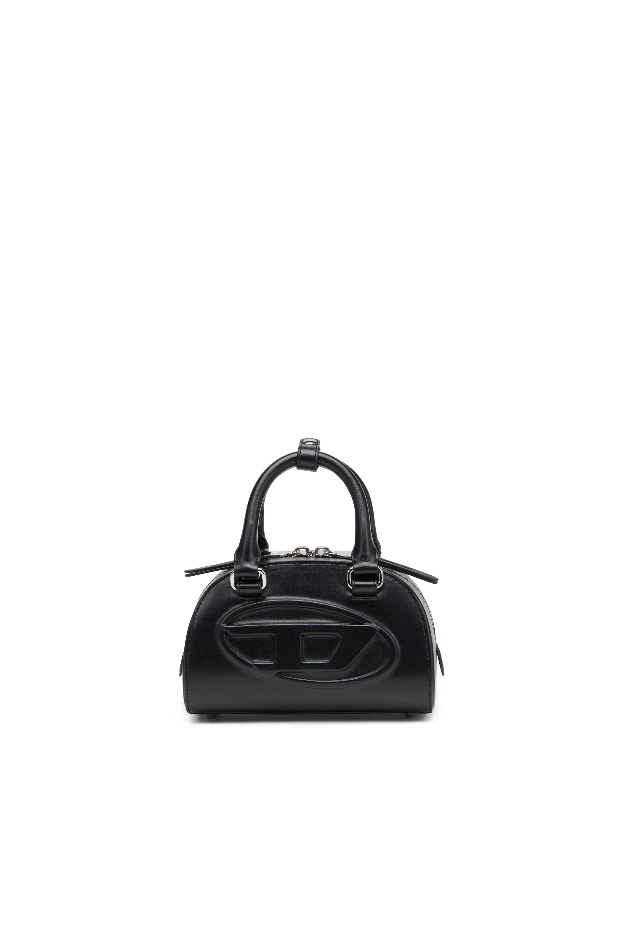 Diesel - 1DR DOME CROSSBODY, 1DR Dome-Borsa bowling mini in pelle Donna in Nero - 1