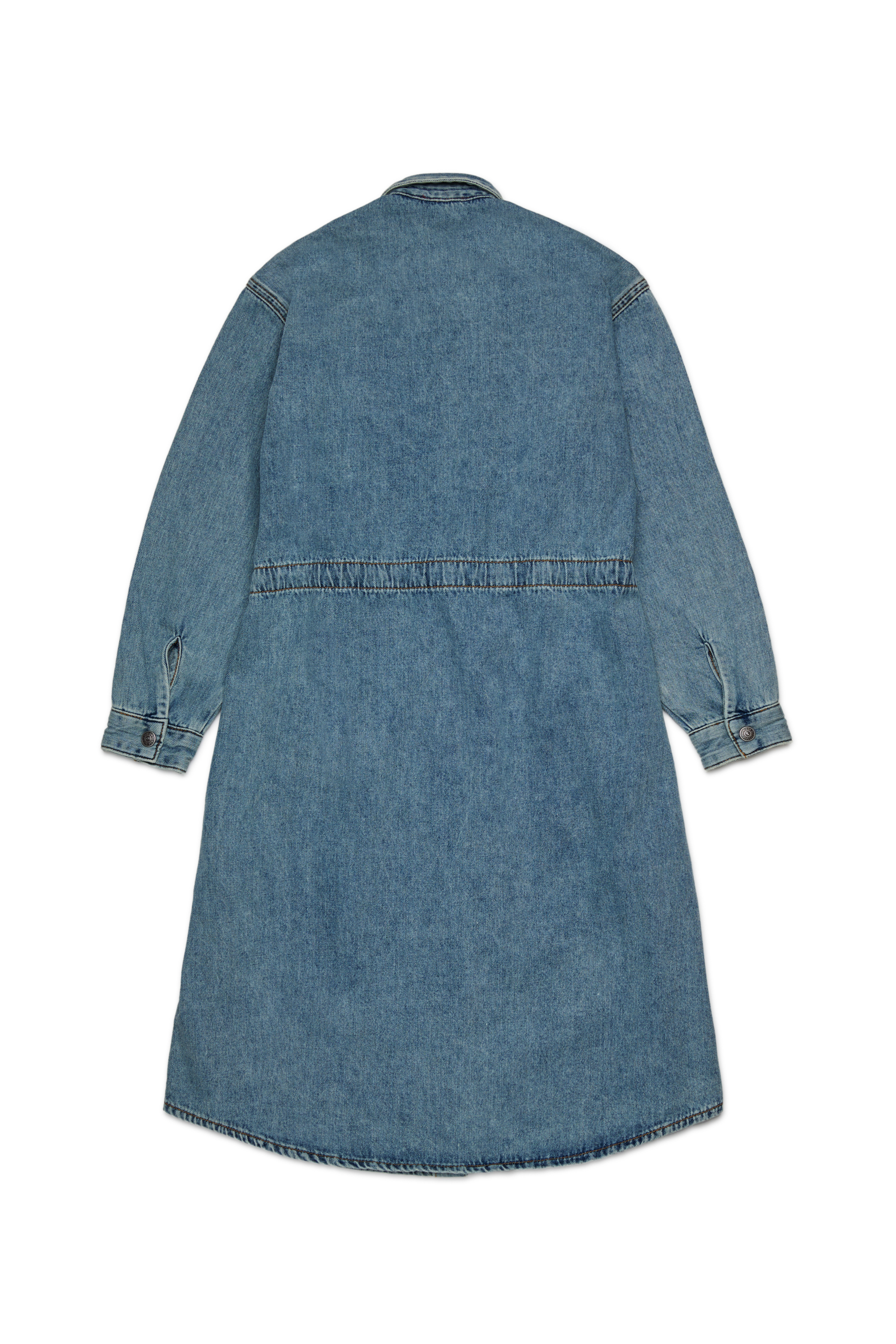 Diesel - DREAMY, Abito in denim con coulisse Donna in Blu - 2