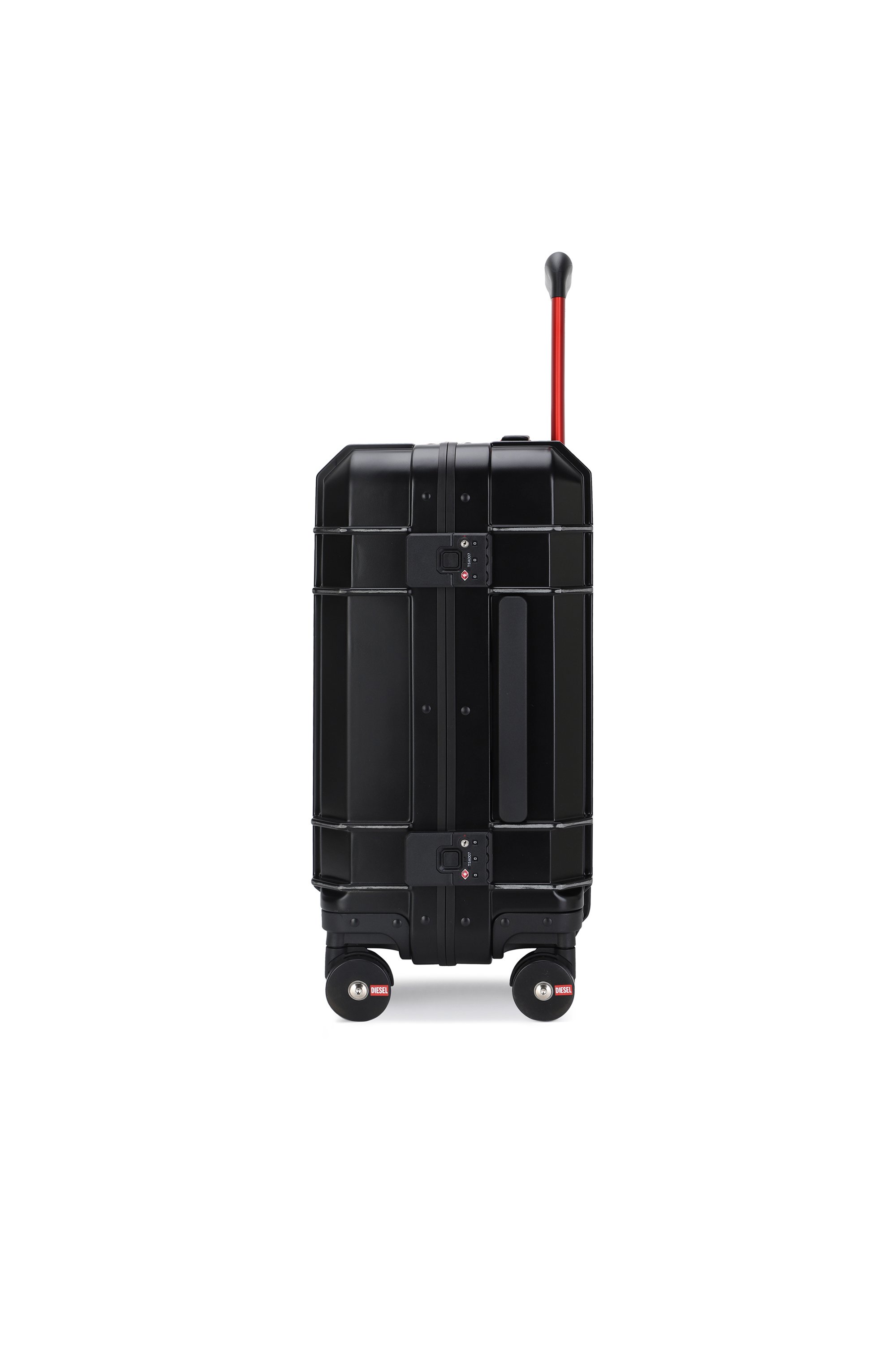 Diesel - DIESEL PC STRONG IMAGE TROLLEY- DSL003, Unisex's Rugged suitcase size S in Black - 4