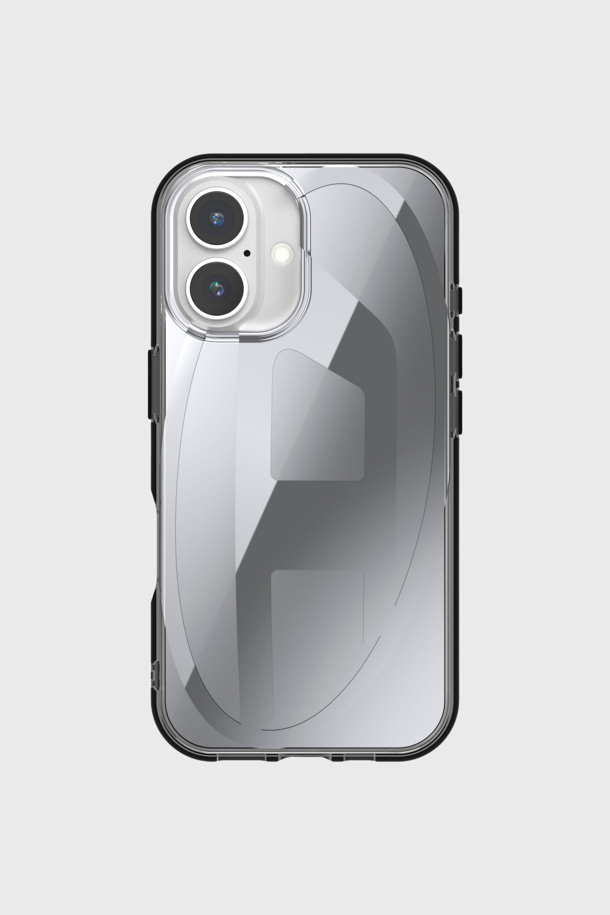 Diesel - 60159 AOP CASE, Cover Oval D per iP 16 Unisex in Grigio - 2