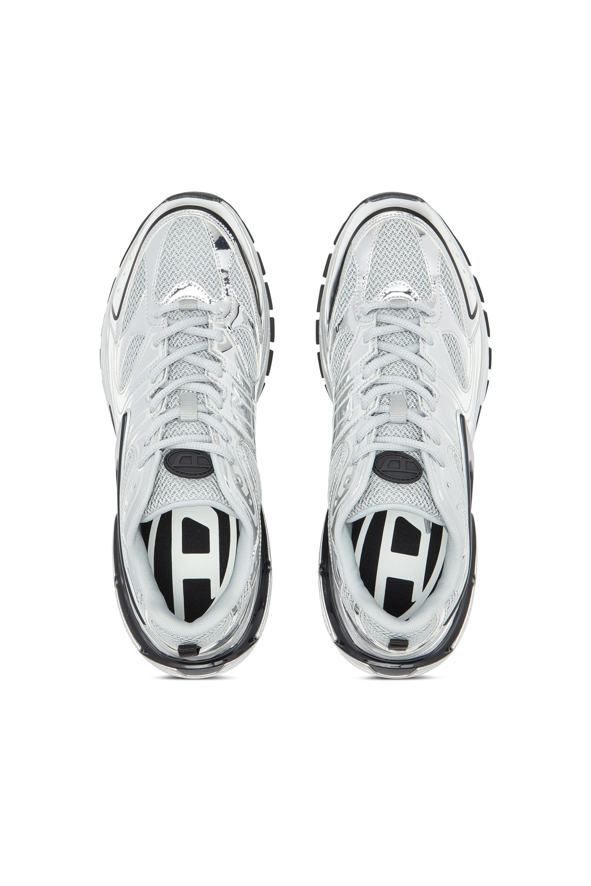 Diesel - S-SERENDIPITY PRO-X1, Uomo S-Serendipity-Sneaker in mesh con applicazioni metallizzate in Multicolor - Image 6