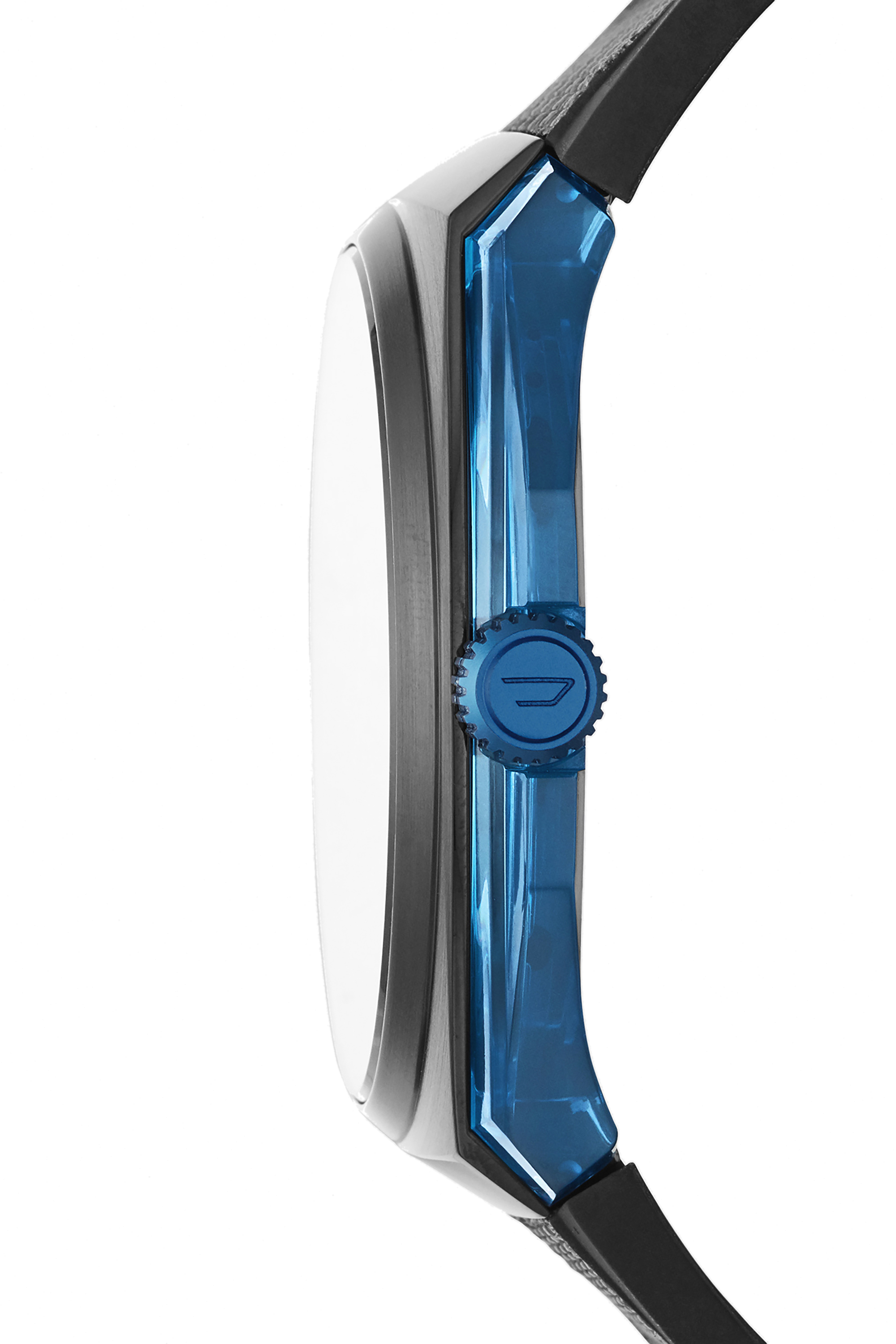 Diesel - DZ1885, Stigg orologio con cinturino in nylon nero e grigio Uomo in Nero - 2