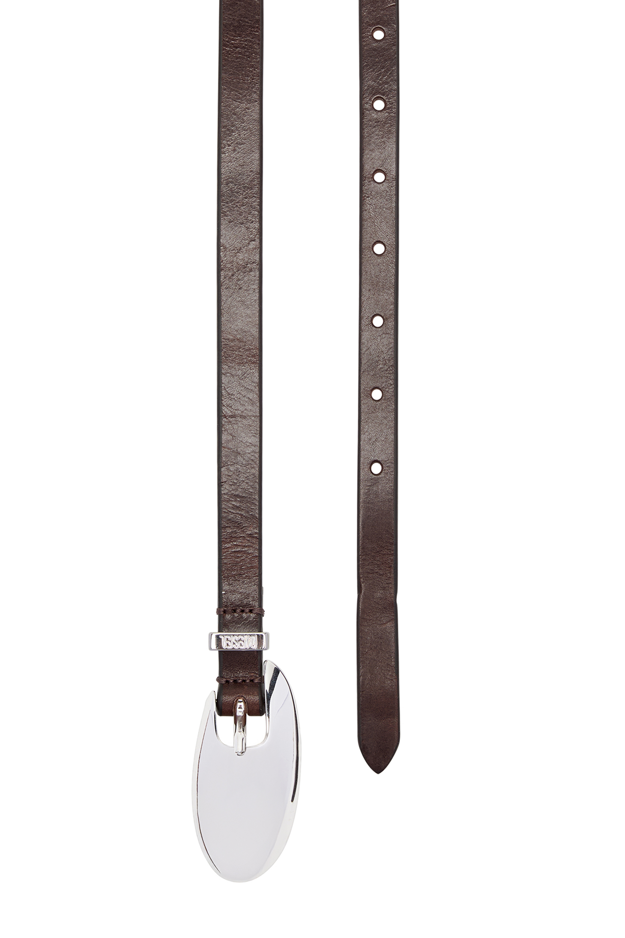 Diesel - B-ROP 15, Cintura 1,5 cm in pelle con fibbia scultura Donna in Marrone - 3