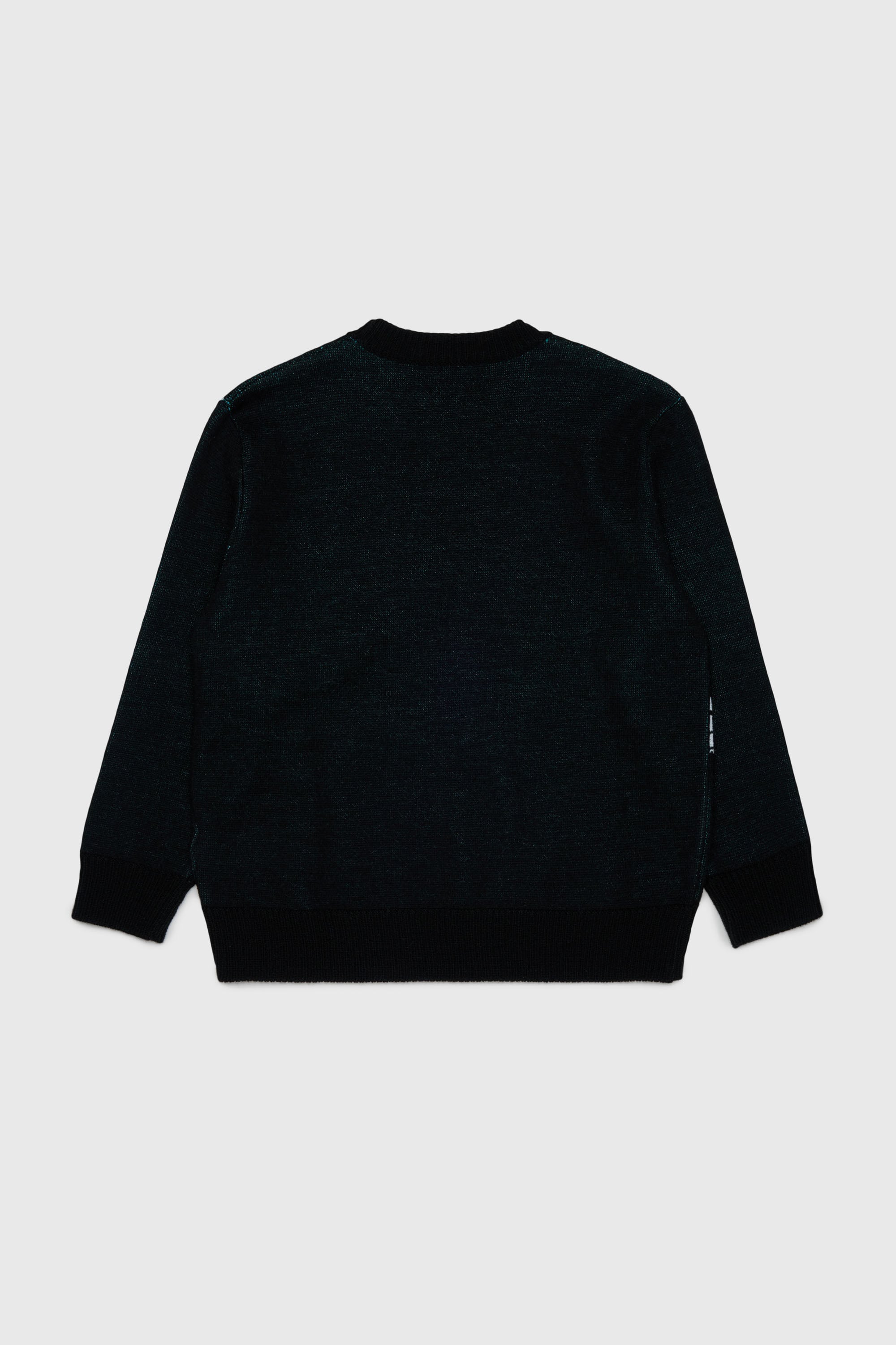 Diesel - KHILES OVER, Maglione in misto lana con motivo montagna Unisex in Nero - 2