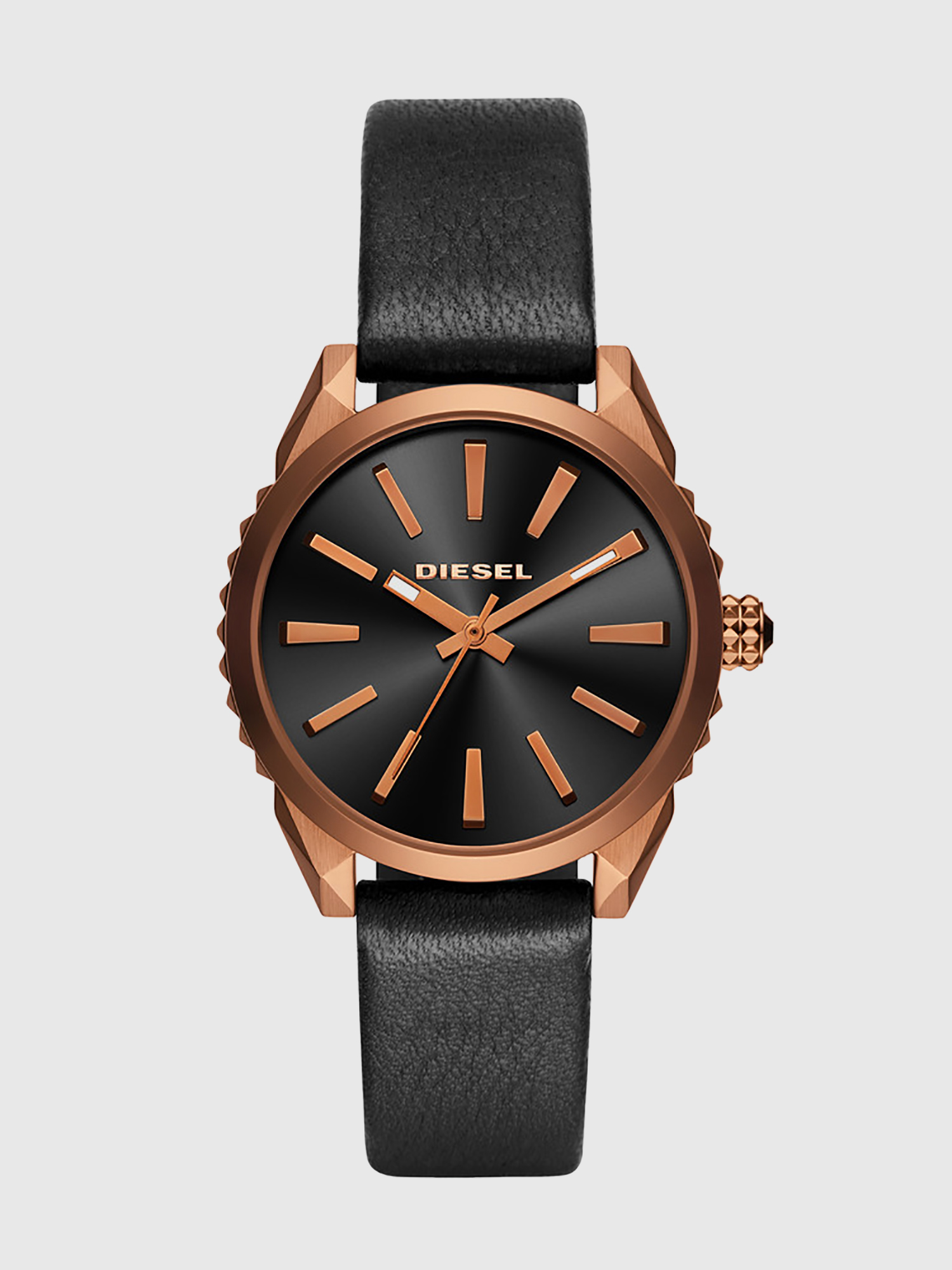 Diesel - DZ5559, Nuki orologio con cassa color rame lucido, 38 mm Donna in Nero - 1