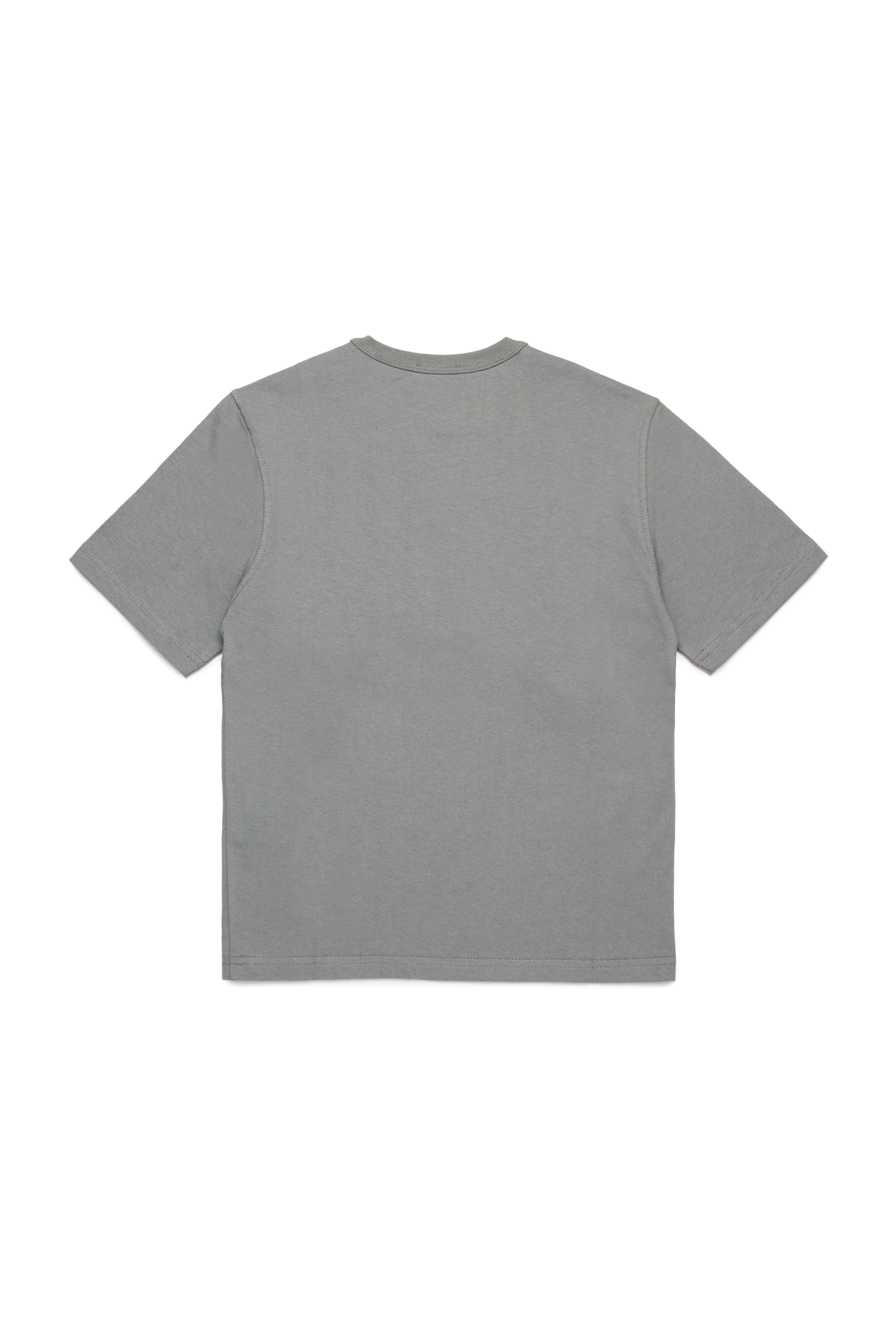 Diesel - TWASHN OVER, T-shirt con logo DSL78 in stile college Uomo in Grigio - 2