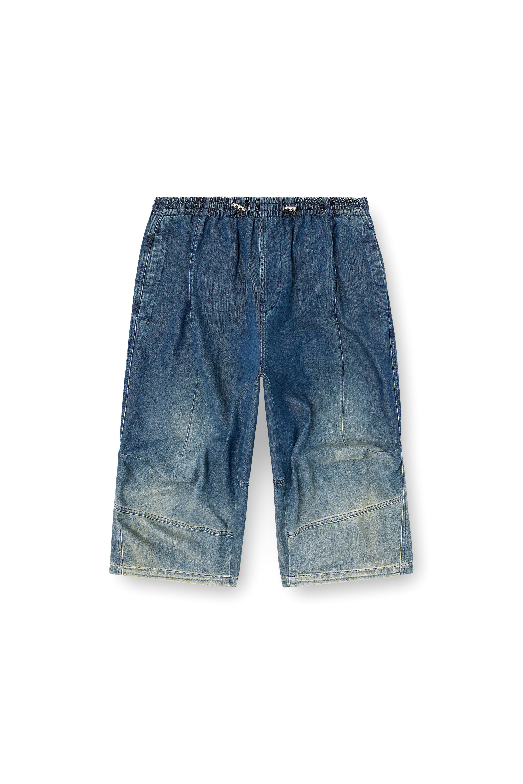 Diesel - D-PARI-SHORT-S, Short ergonomici in denim dégradé Unisex in Blu - 6
