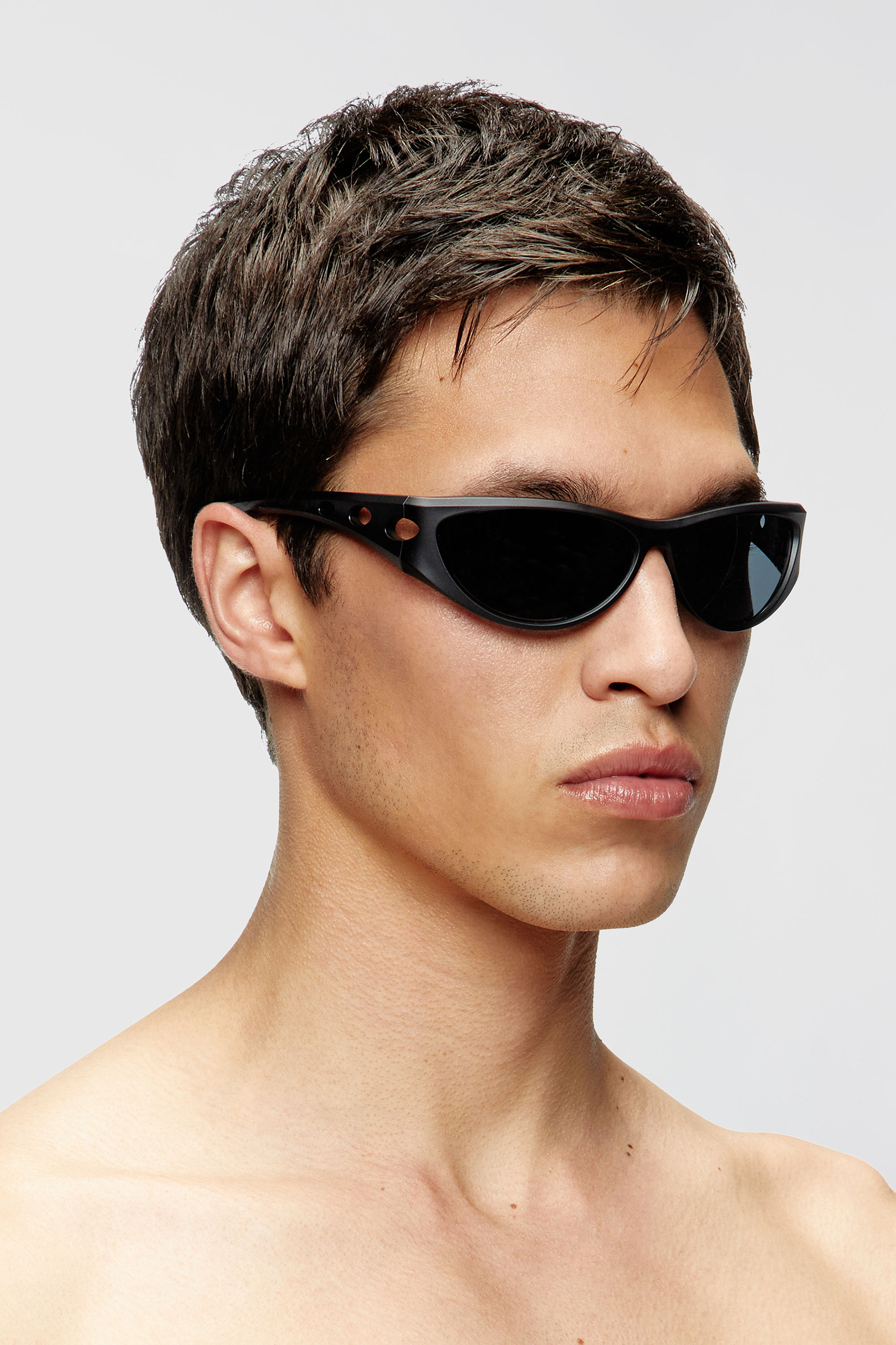 Diesel - 0DL3004U, Occhiali da sole stile cat-eye Unisex in Nero - 4