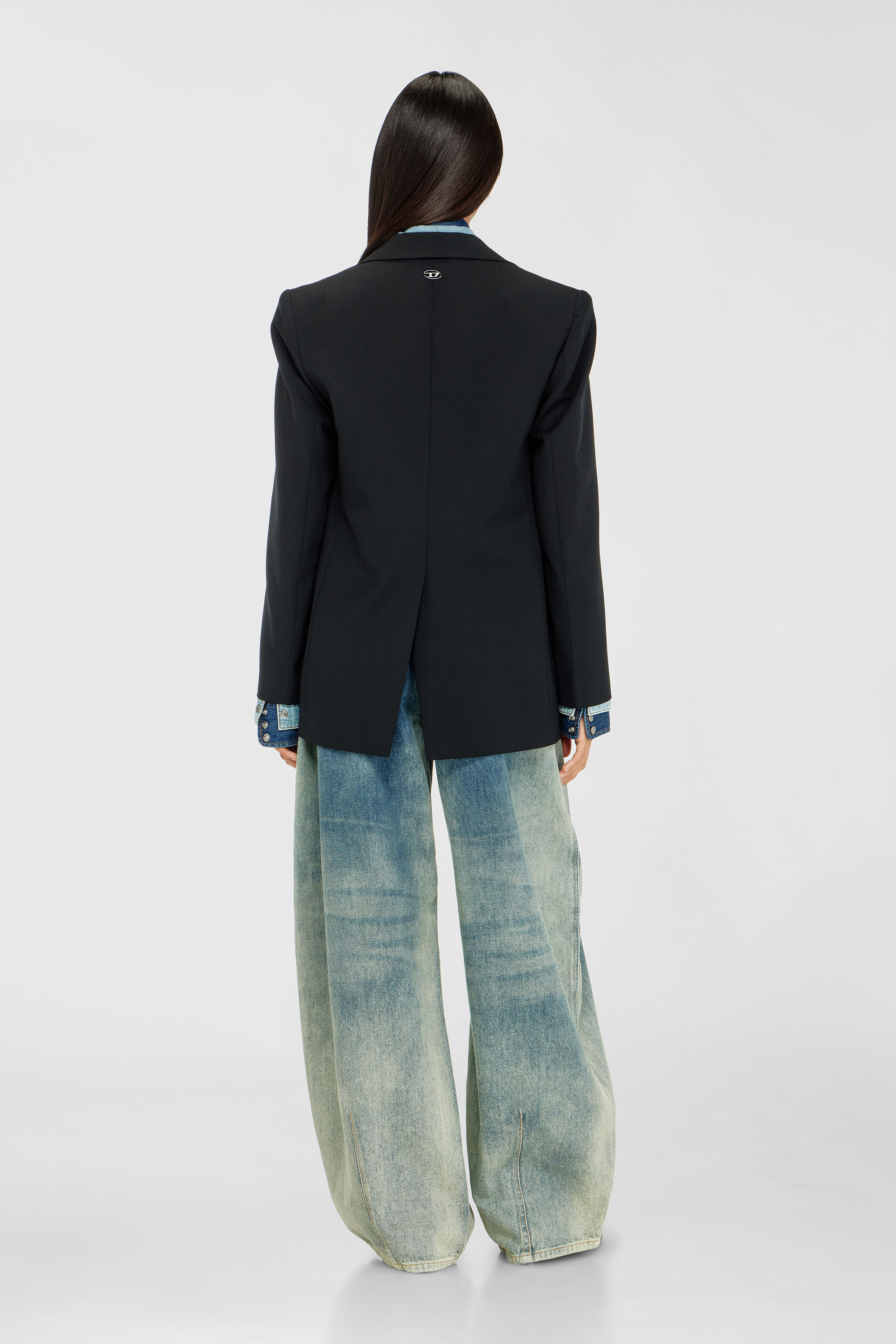 Diesel - Relaxed Jeans 1987 D-Khelz 007EF Donna, Blu medio - Image 3