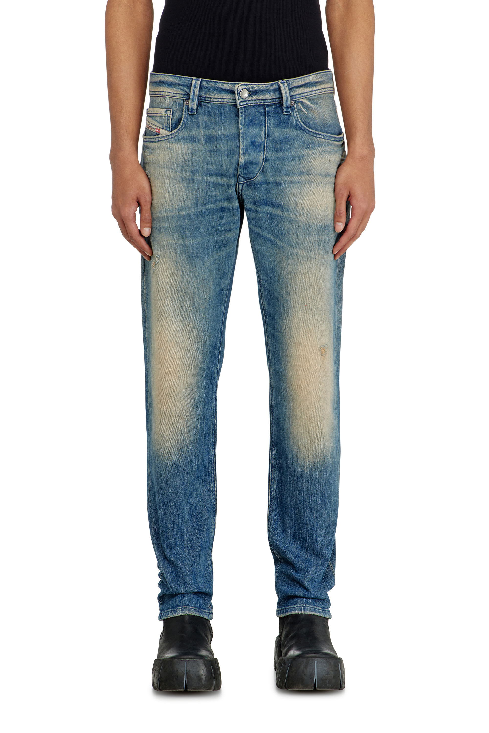 Diesel - Regular 2030 D-Krooley Joggjeans&reg; 068XU Uomo, Blu Scuro - Image 4