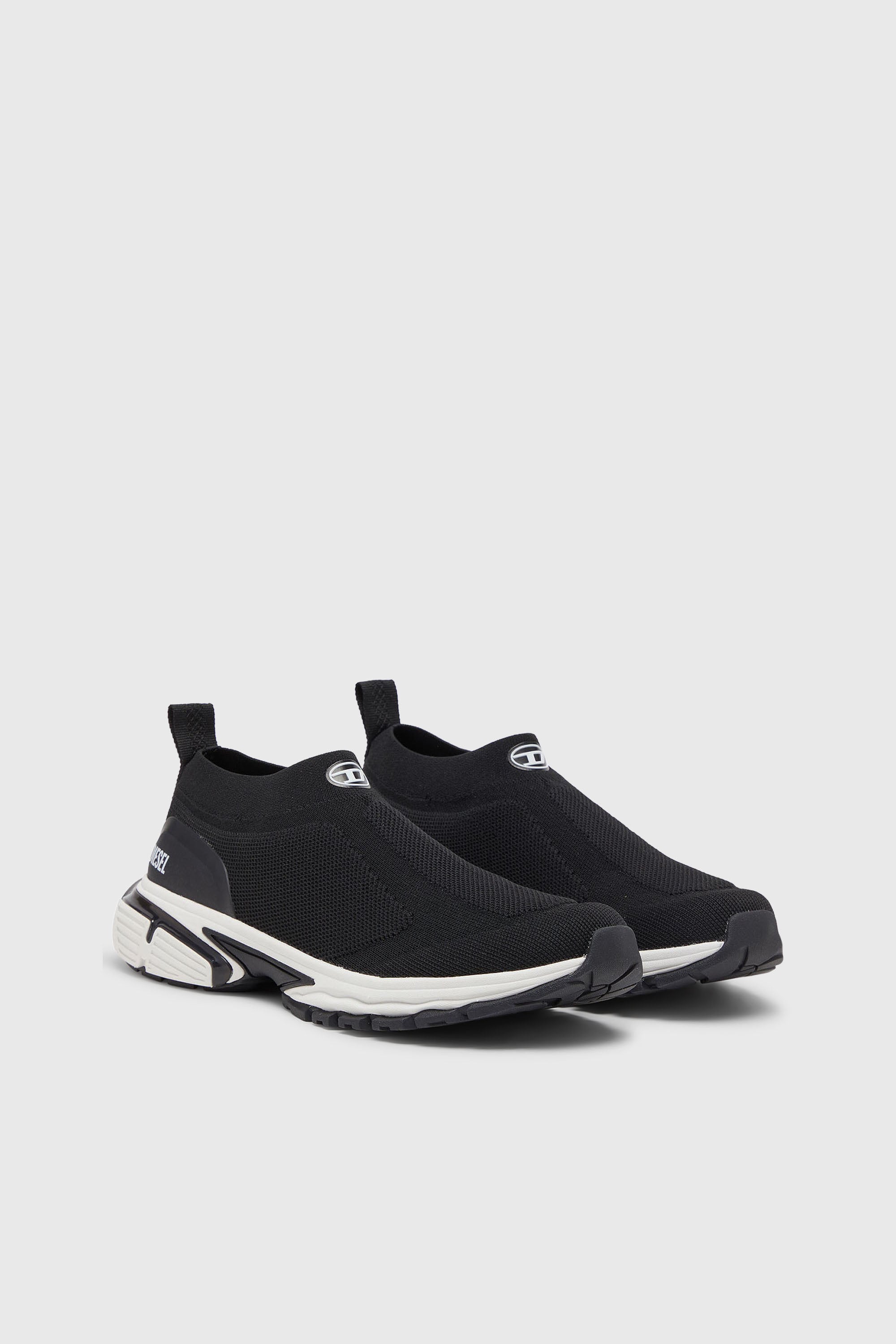 Diesel - S-PRO-V-DENSE-SOCKS, Pro-V-Dense-Sneakers a calzino in maglia slip-on Uomo in Nero - 2