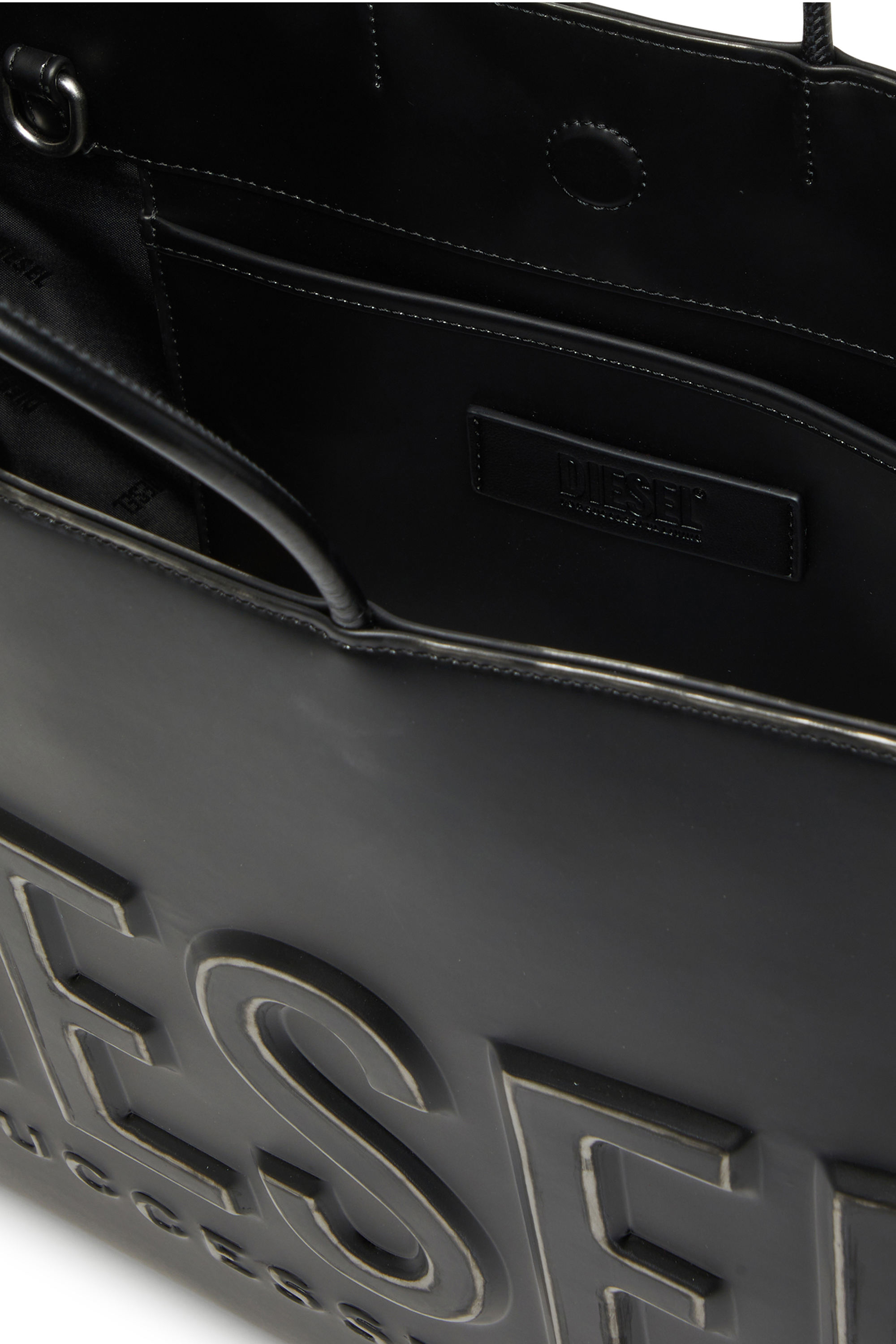 Diesel - DSL 3D TOTE EW X, Dsl 3D Borsa con  tracolla regolabile Unisex in Nero - 3
