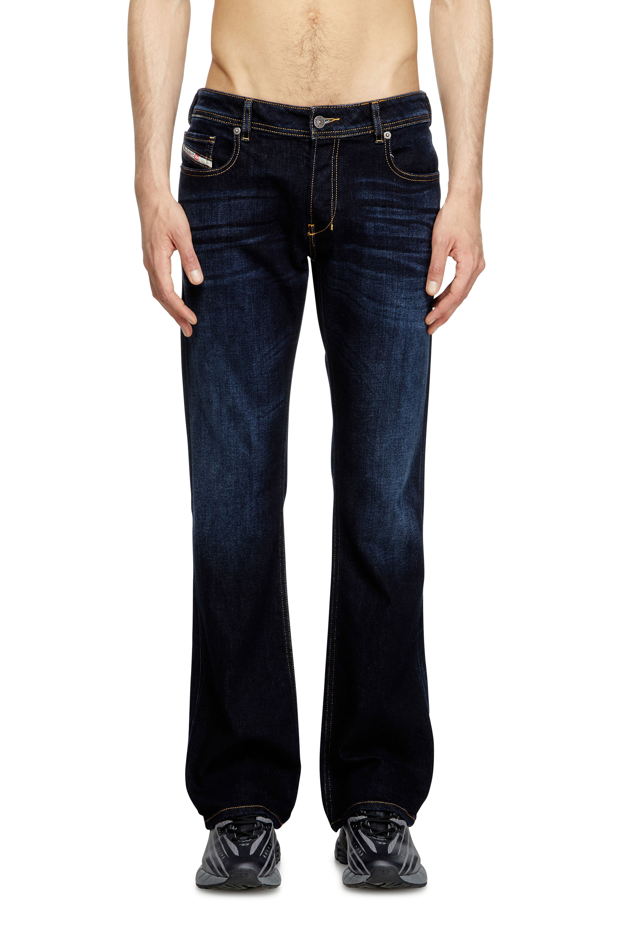 Diesel - Bootcut Jeans 2007 Zatiny 009ZS Uomo, Blu Scuro - Image 1