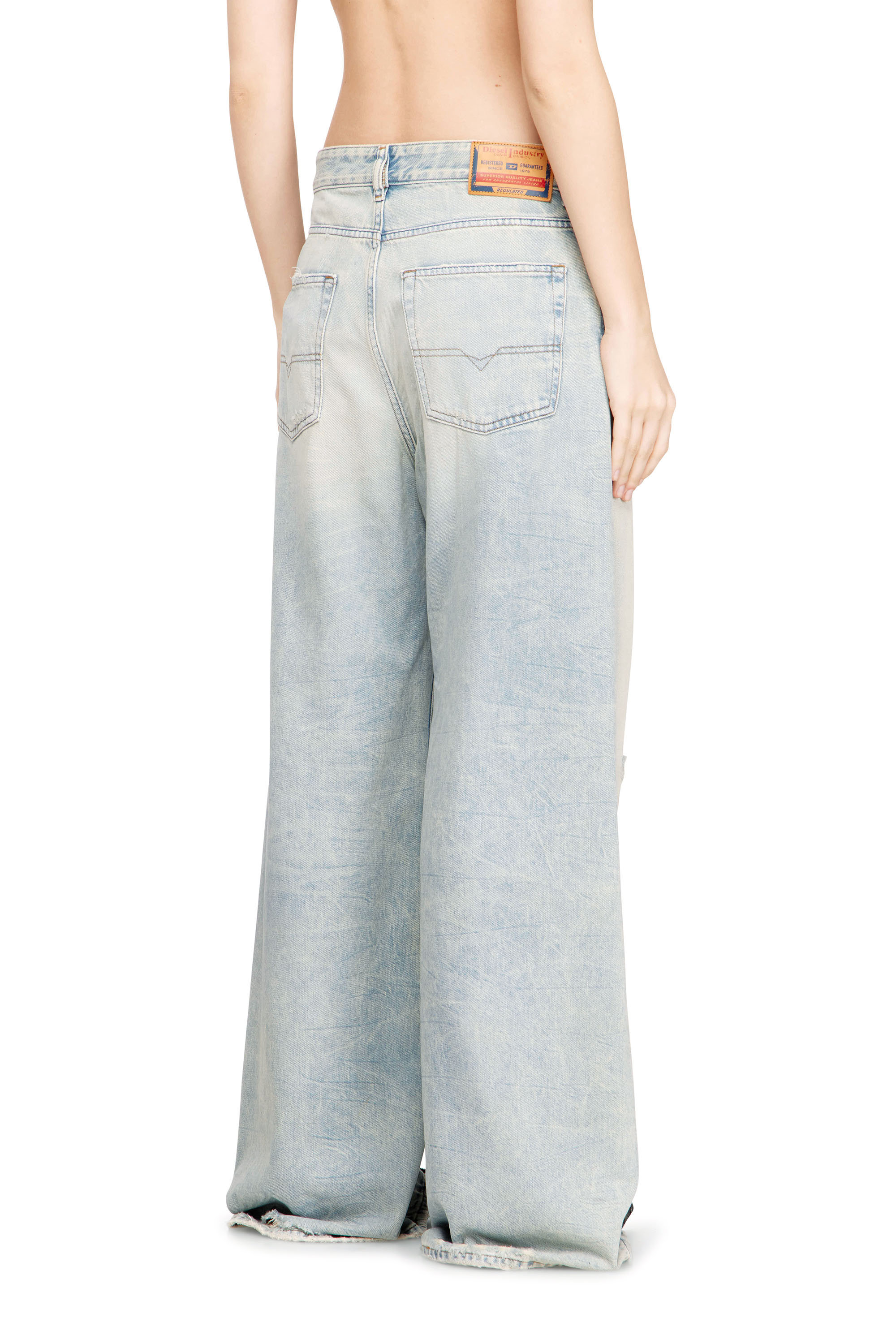 Diesel - Relaxed Jeans 1996 D-Sire 09N22 Donna, Blu Chiaro - Image 4
