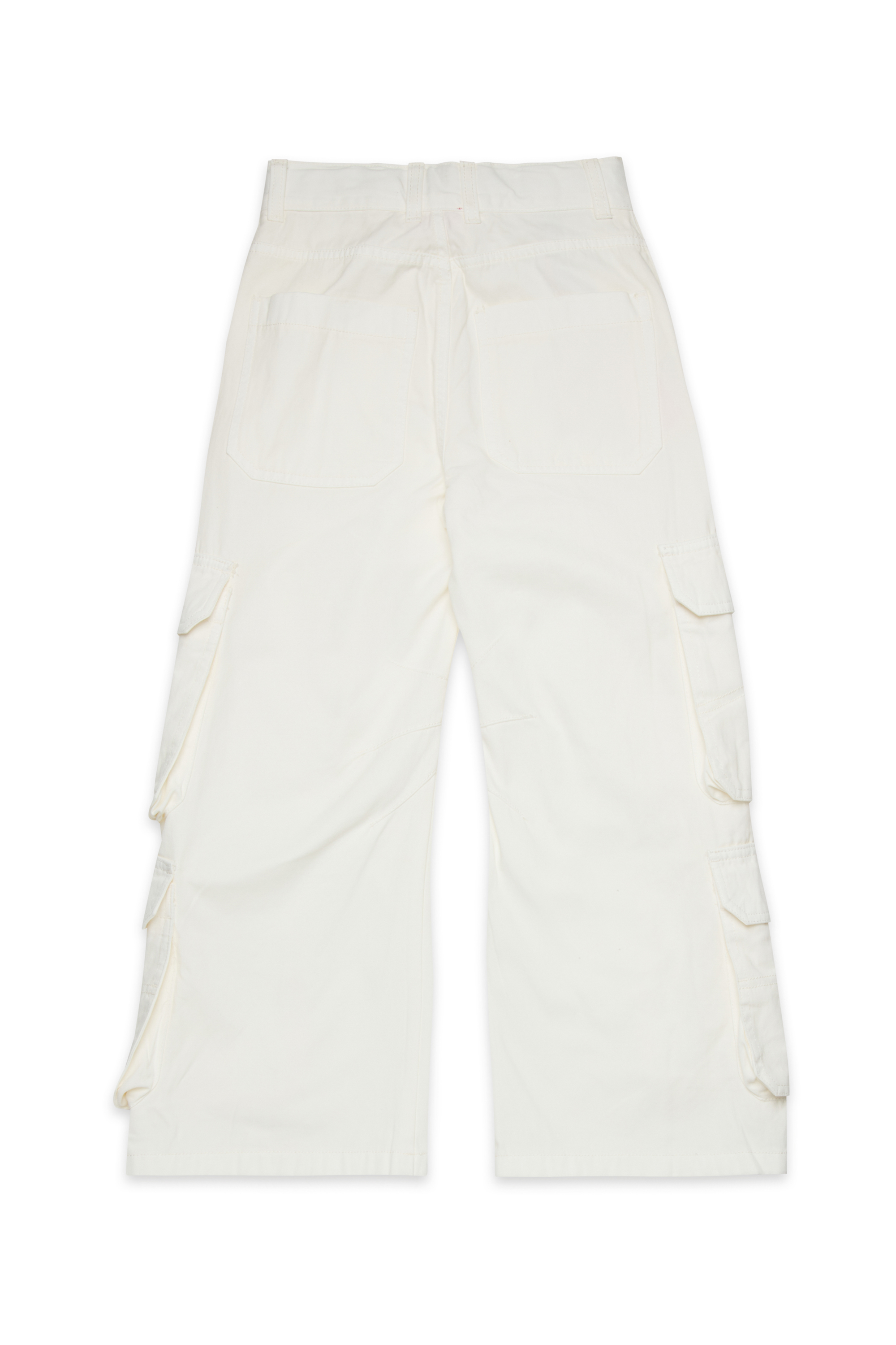 Diesel - PDARGJXCARGO, Pantaloni cargo multitasche Donna in Bianco - 2