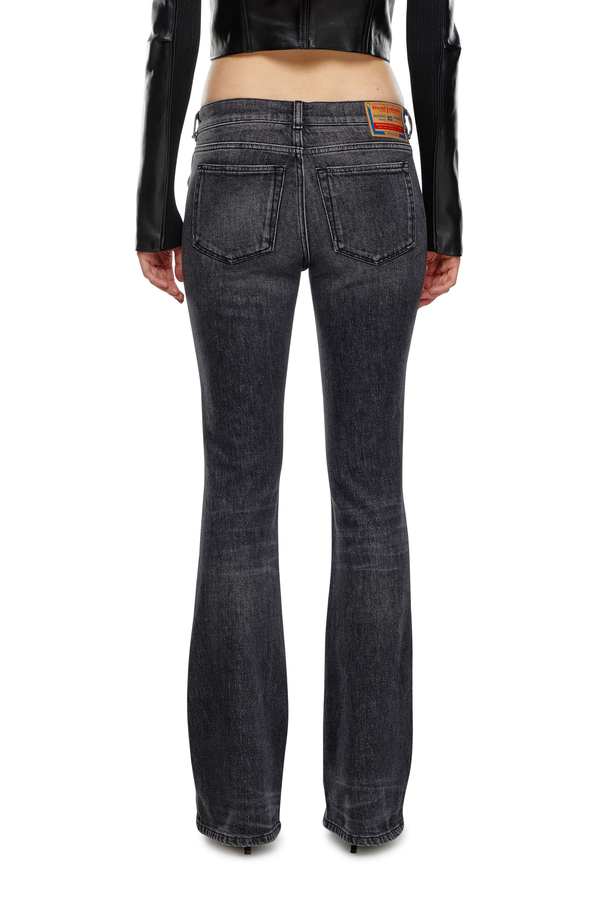 Diesel - Bootcut Jeans 1969 D-Ebbey 0CKAH Donna, Nero/Grigio scuro - Image 4
