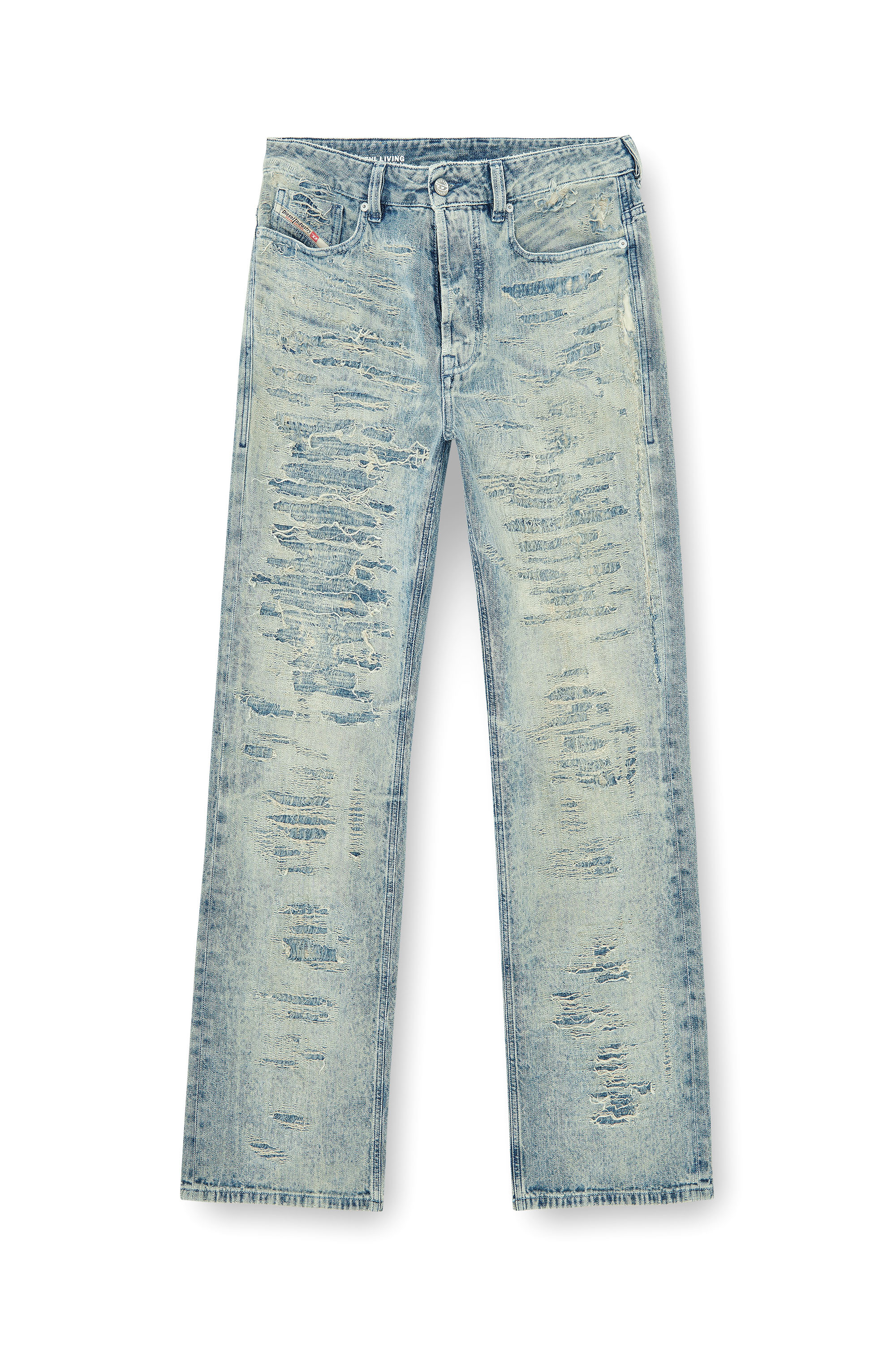 Diesel - Relaxed Jeans 1980 D-Eeper 068YM Uomo, Blu medio - Image 6