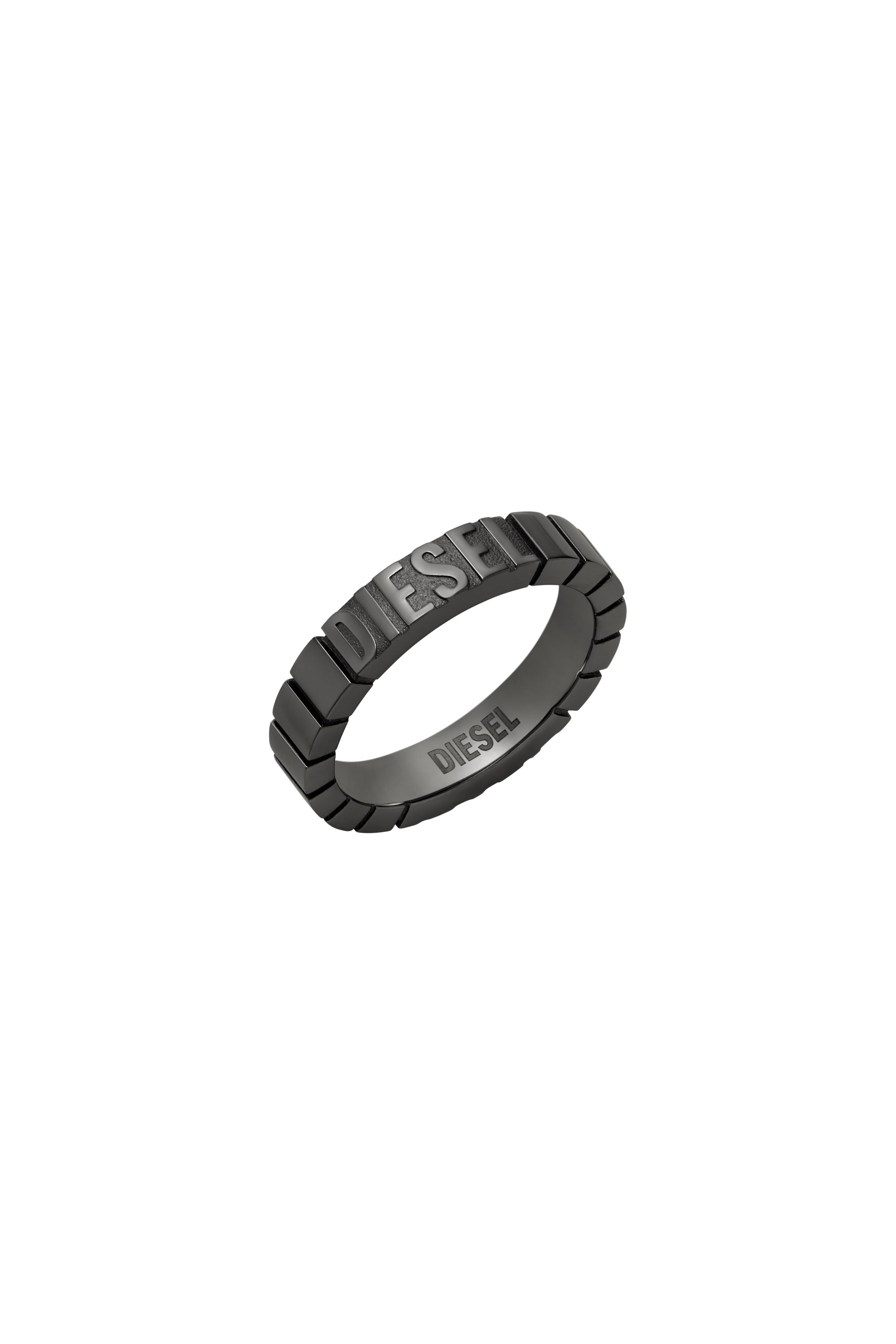 Diesel - DX1612060, Anello in acciaio inossidabile Unisex in Nero - 1