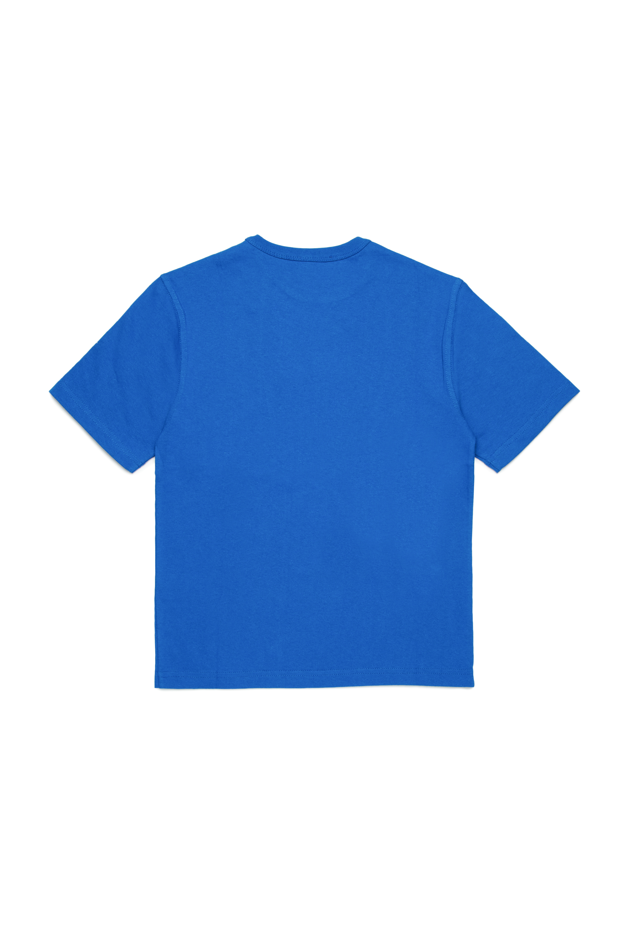 Diesel - TWASHN OVER, T-shirt con logo DSL78 in stile college Uomo in Blu - 2