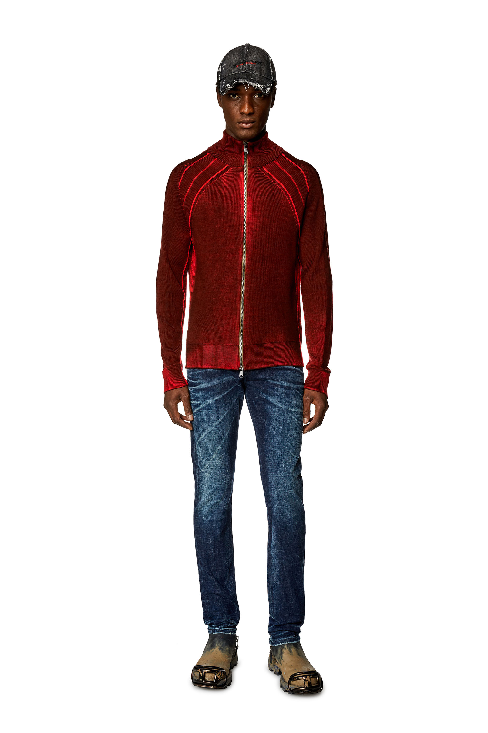 Diesel - Skinny Jeans 1979 Sleenker 09G34, Blu Scuro - Image 4