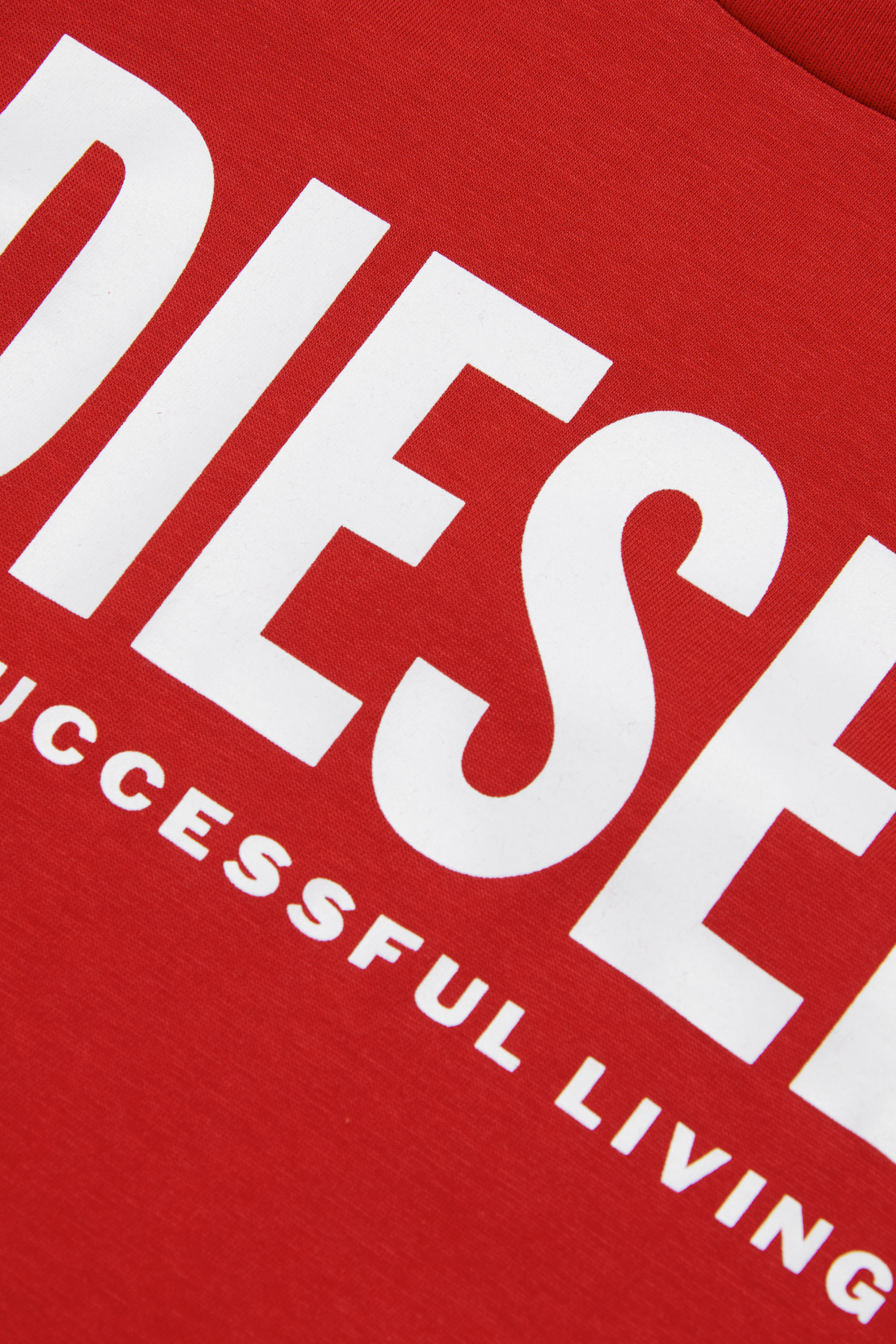 Diesel - LTGIM DI, Man T-shirt with logo print in Red - Image 3