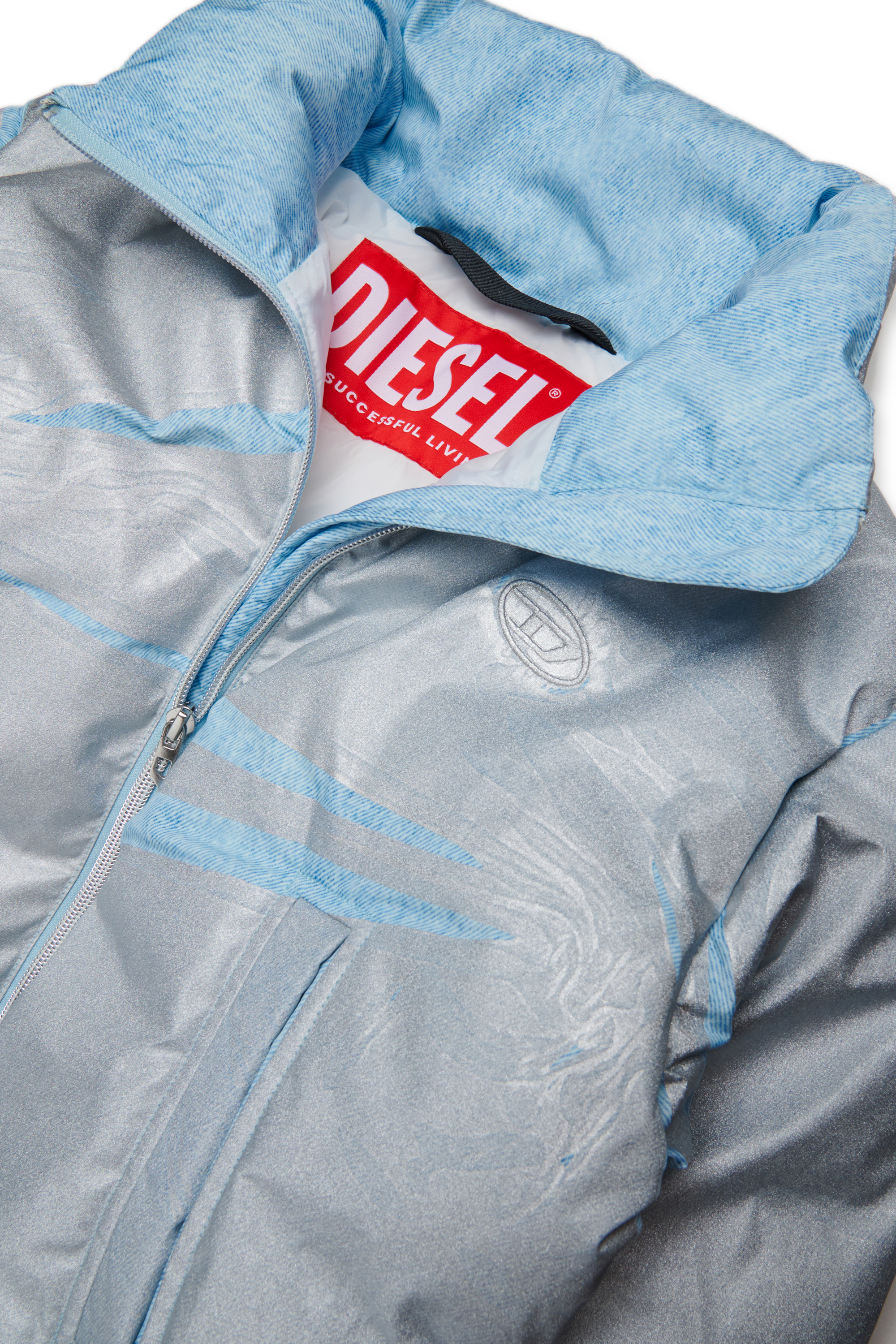 Diesel - JWHIMSY, Giacca con zip frontale Donna in Blu - 4