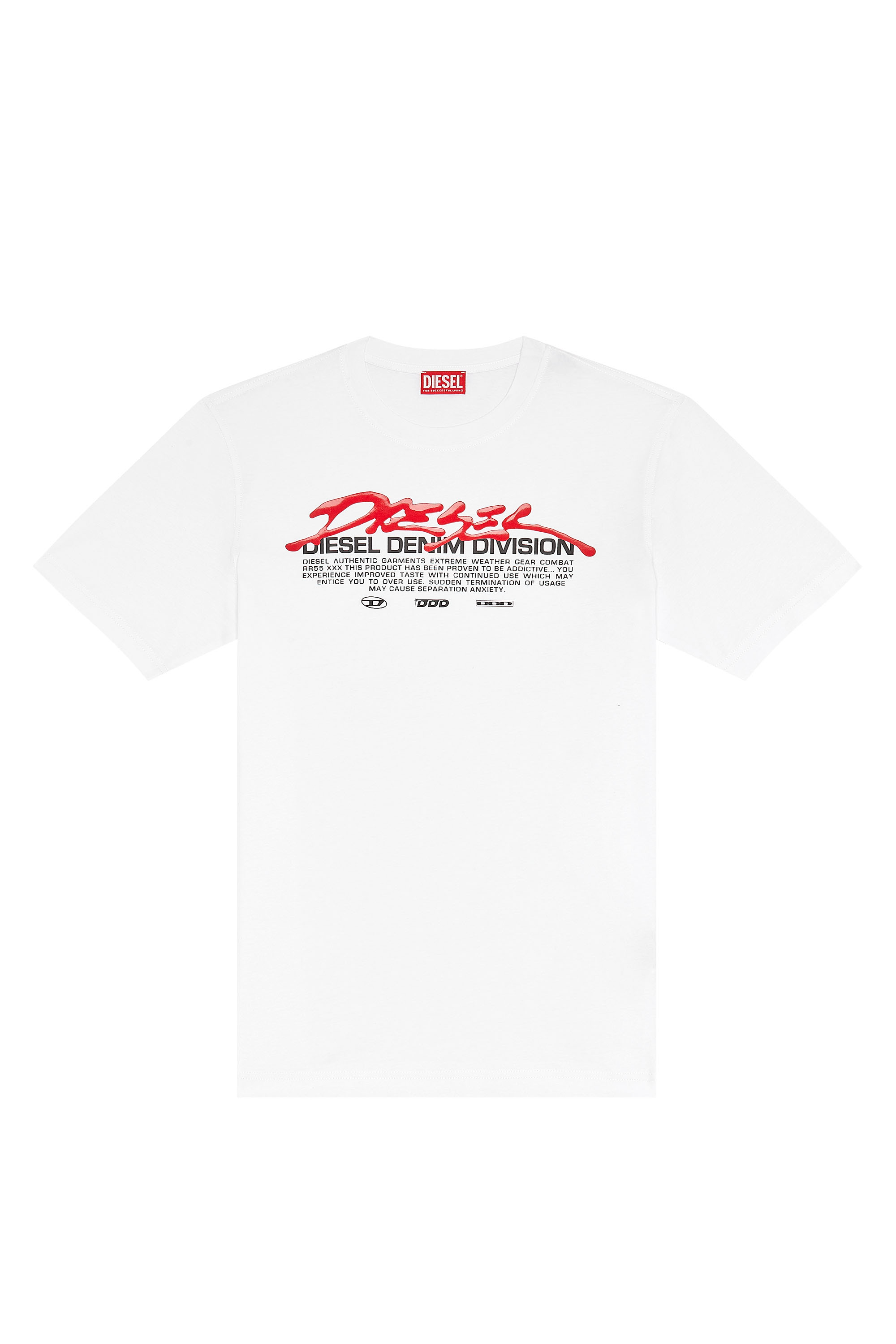 Diesel - T-JUST-L3, Bianco - Image 3