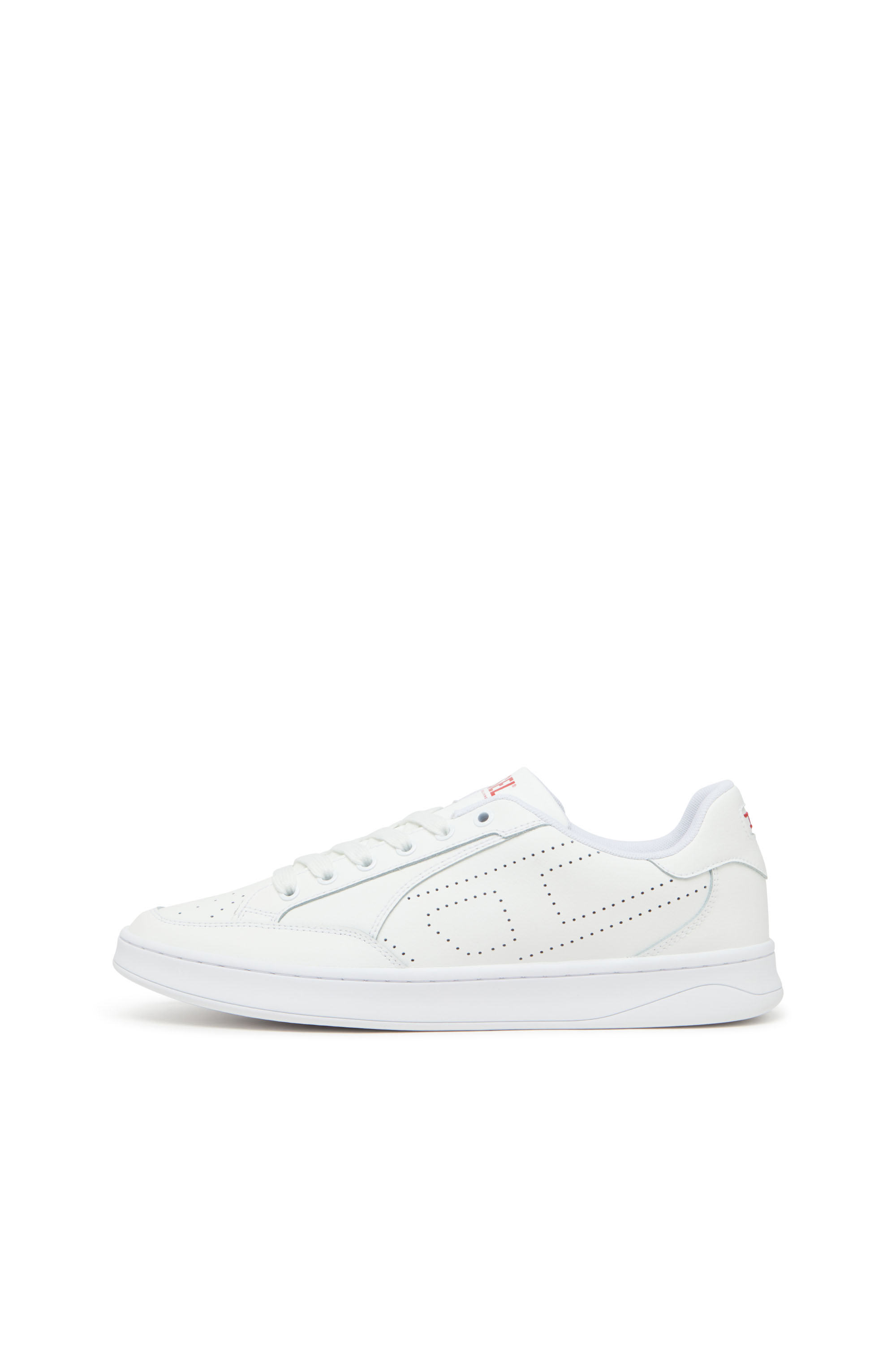 Diesel - S-DAKOTA LOW W, Sneaker in pelle con logo perforato Donna in Bianco - 7