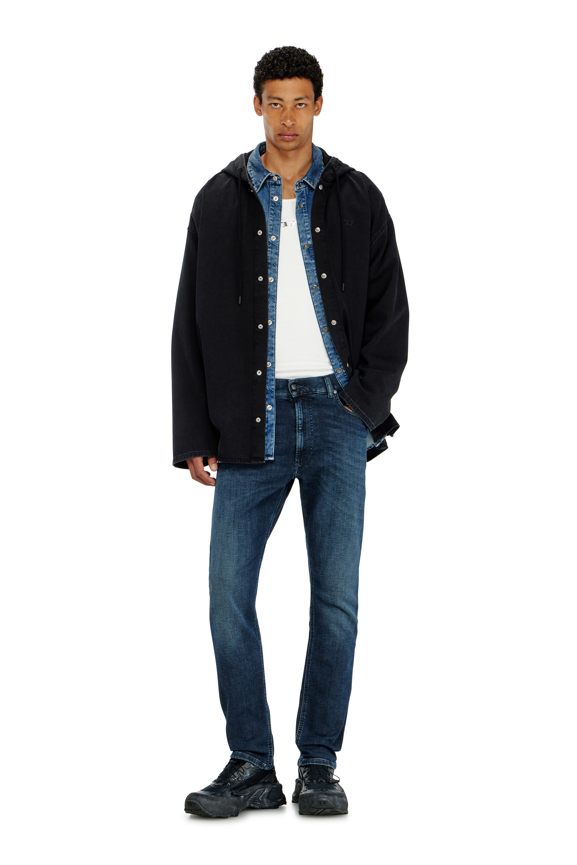 Diesel - Regular 2032 D-Krooley-BW Joggjeans&reg; 09P94 Uomo, Blu Scuro - Image 2