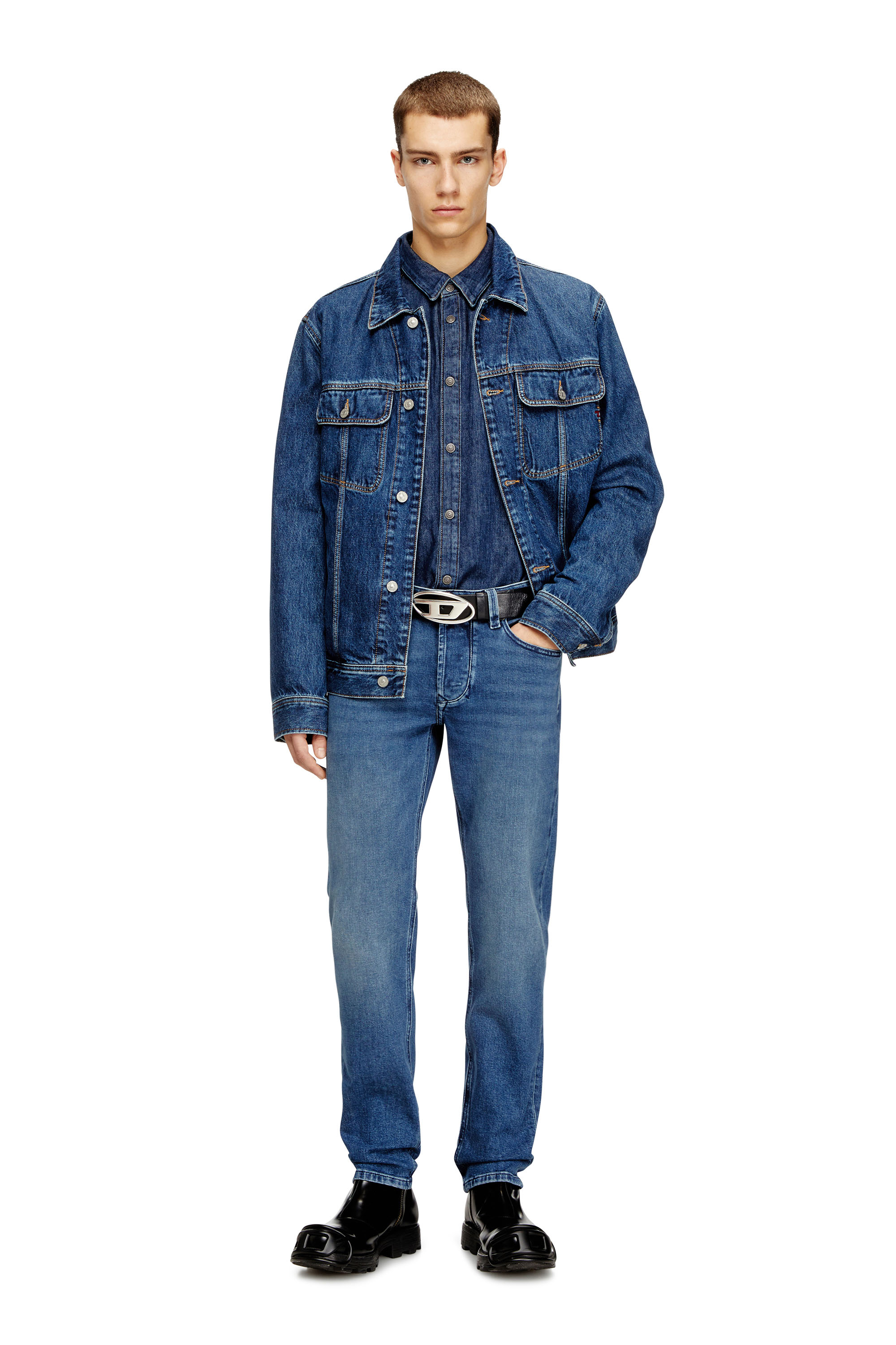 Diesel - Regular Jeans 1986 Larkee-Beex 0ADBA Uomo, Blu medio - Image 2