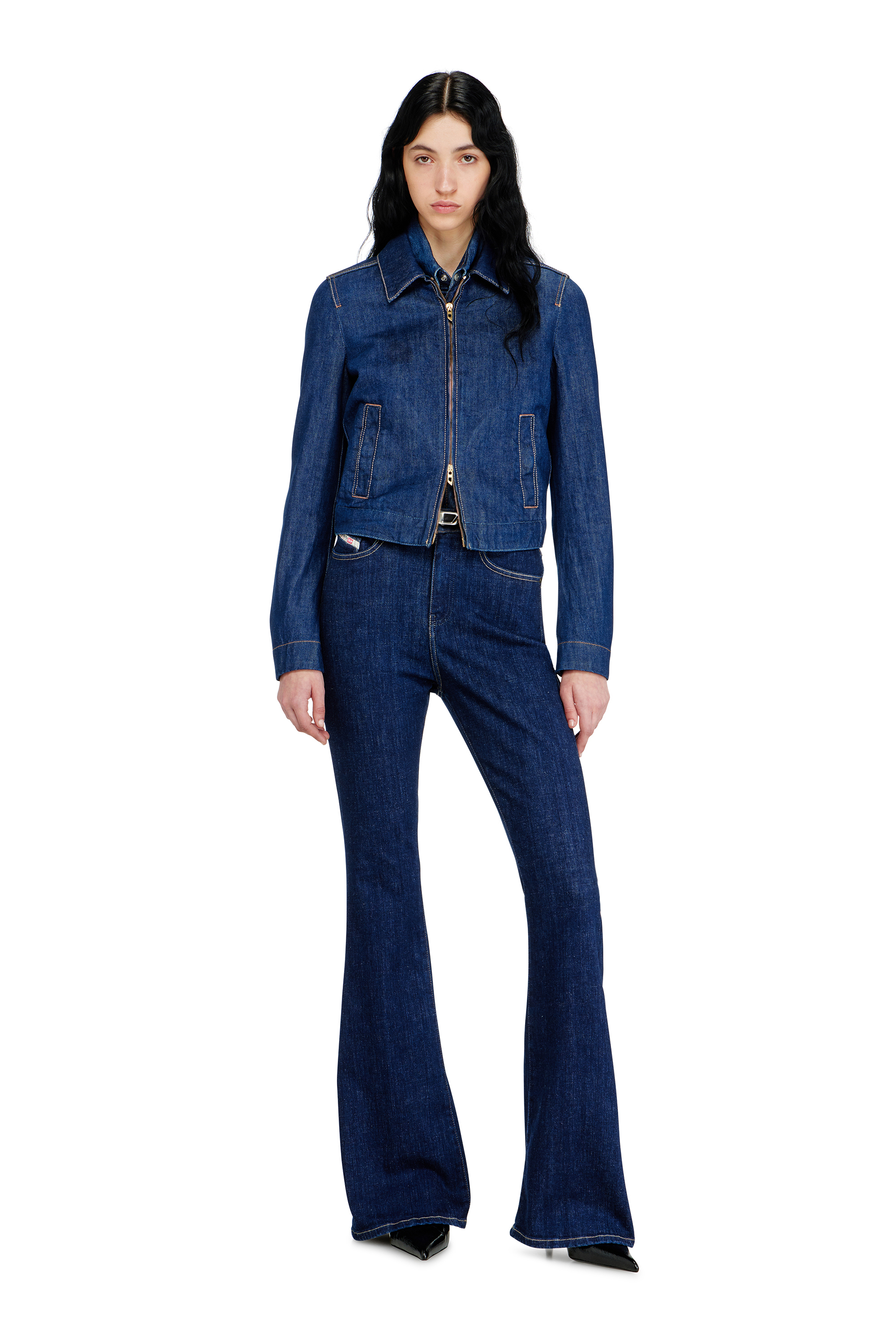 Diesel - Bootcut Jeans 1973 D-Partt 09Q03 Donna, Blu Scuro - Image 1