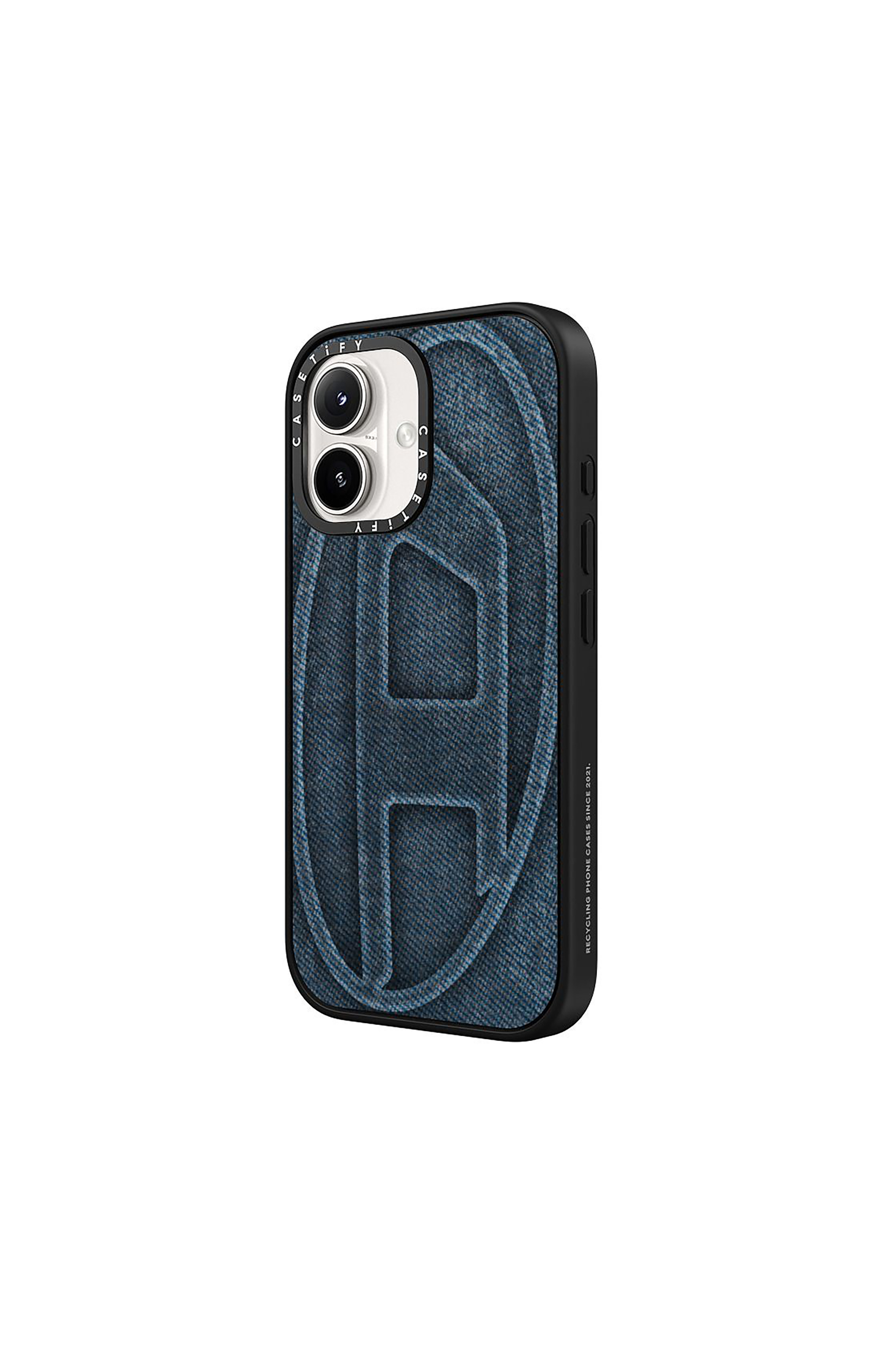 Diesel - 60584 MOULDED CASE, Custodia Oval D impact per iPhone 16 Unisex in Blu - 2
