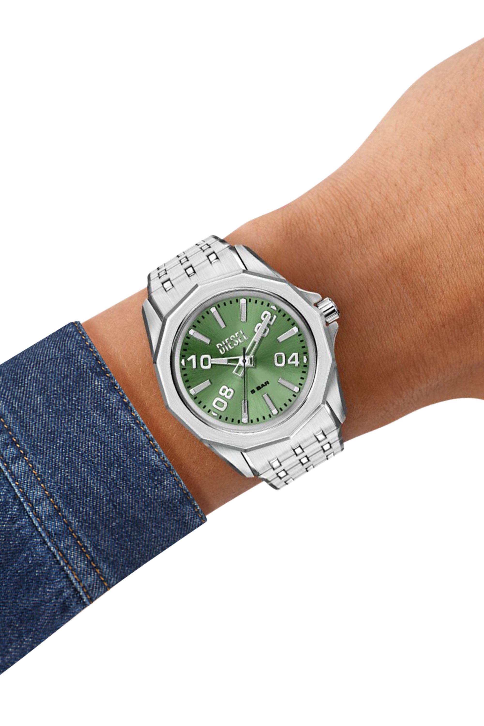 Diesel - DZ2237 WATCH, Orologio Stinger in acciaio inox Uomo in Argento - 7