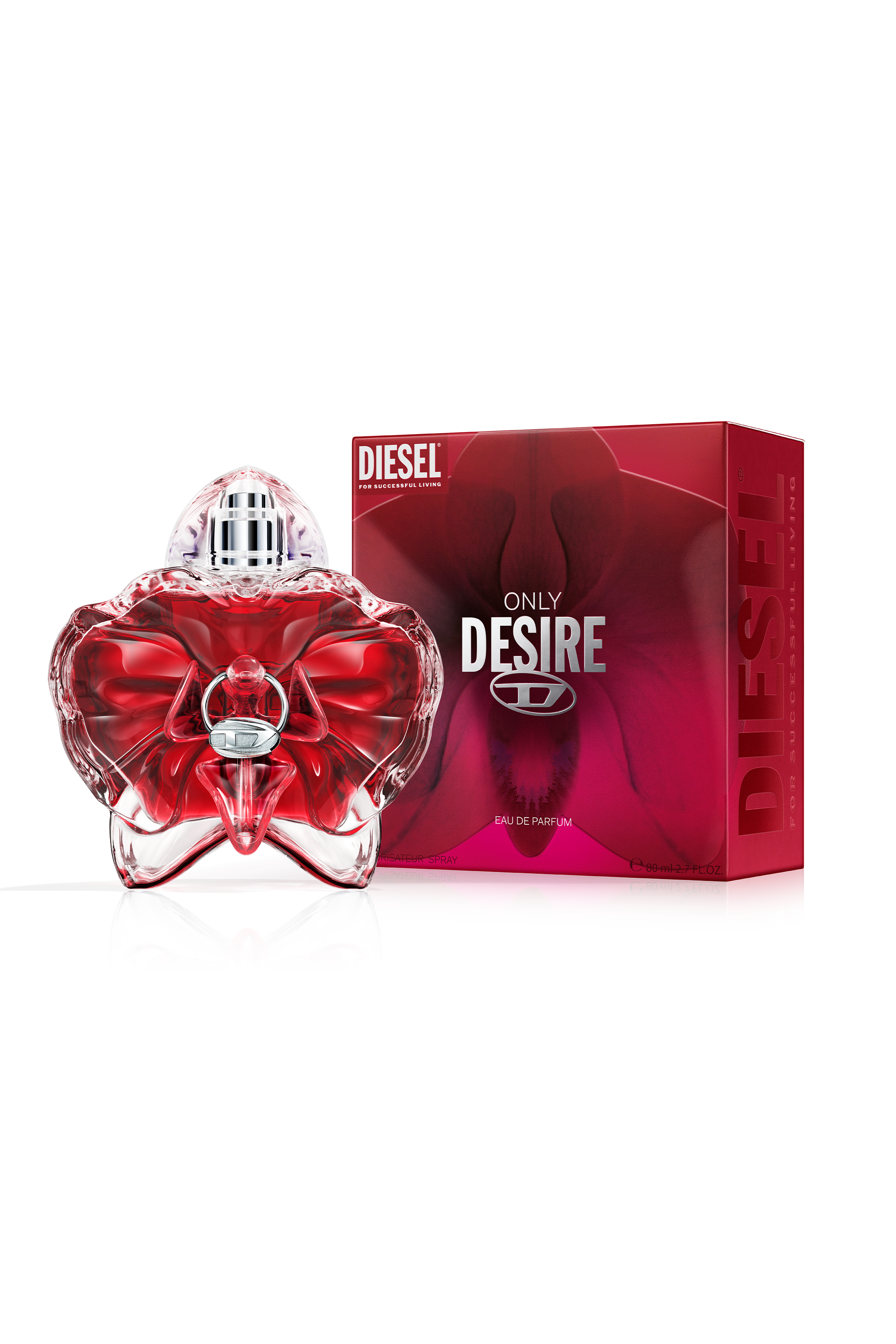Diesel - DIESEL ONLY DESIRE EDP 80ML LF794400, Only Desire 80ml, Eau De Parfum Donna in Rosso - 3