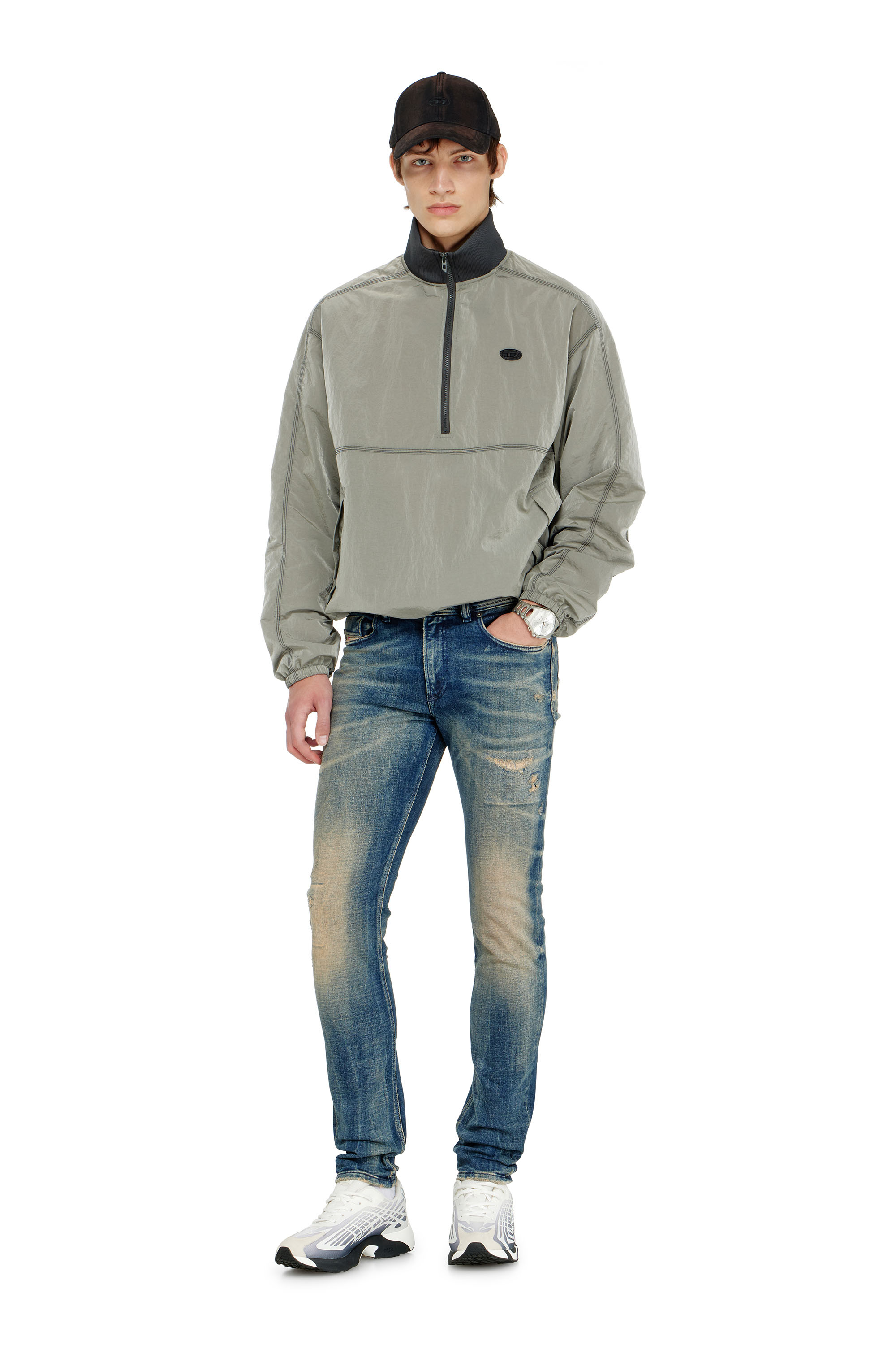 Diesel - Man's Skinny Jeans 1979 Sleenker 09P68, Dark Blue - 3