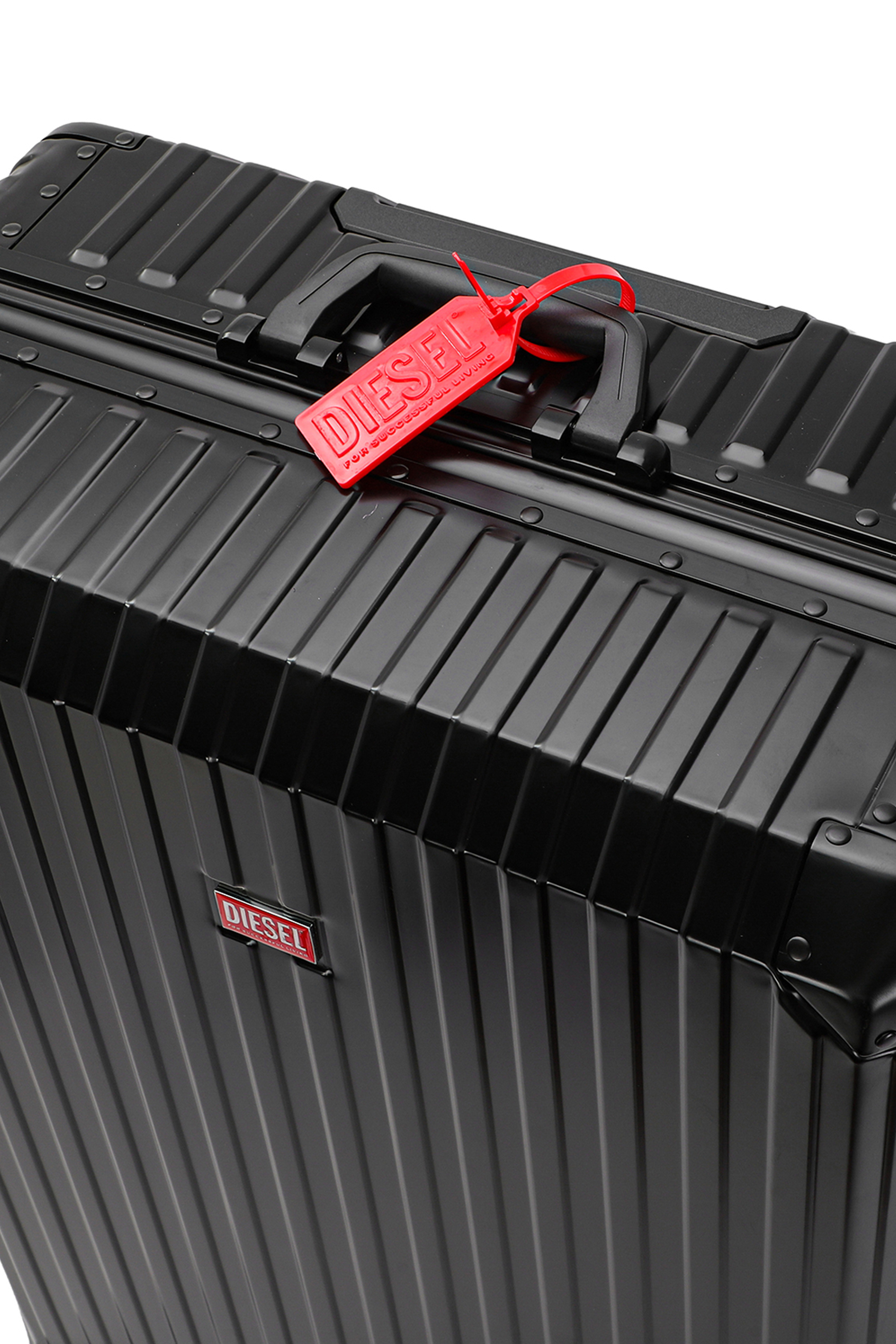 Diesel - DIESEL ALUMINUM TROLLEY- DSL002, Valigia in alluminio taglia L Unisex in Nero - 2