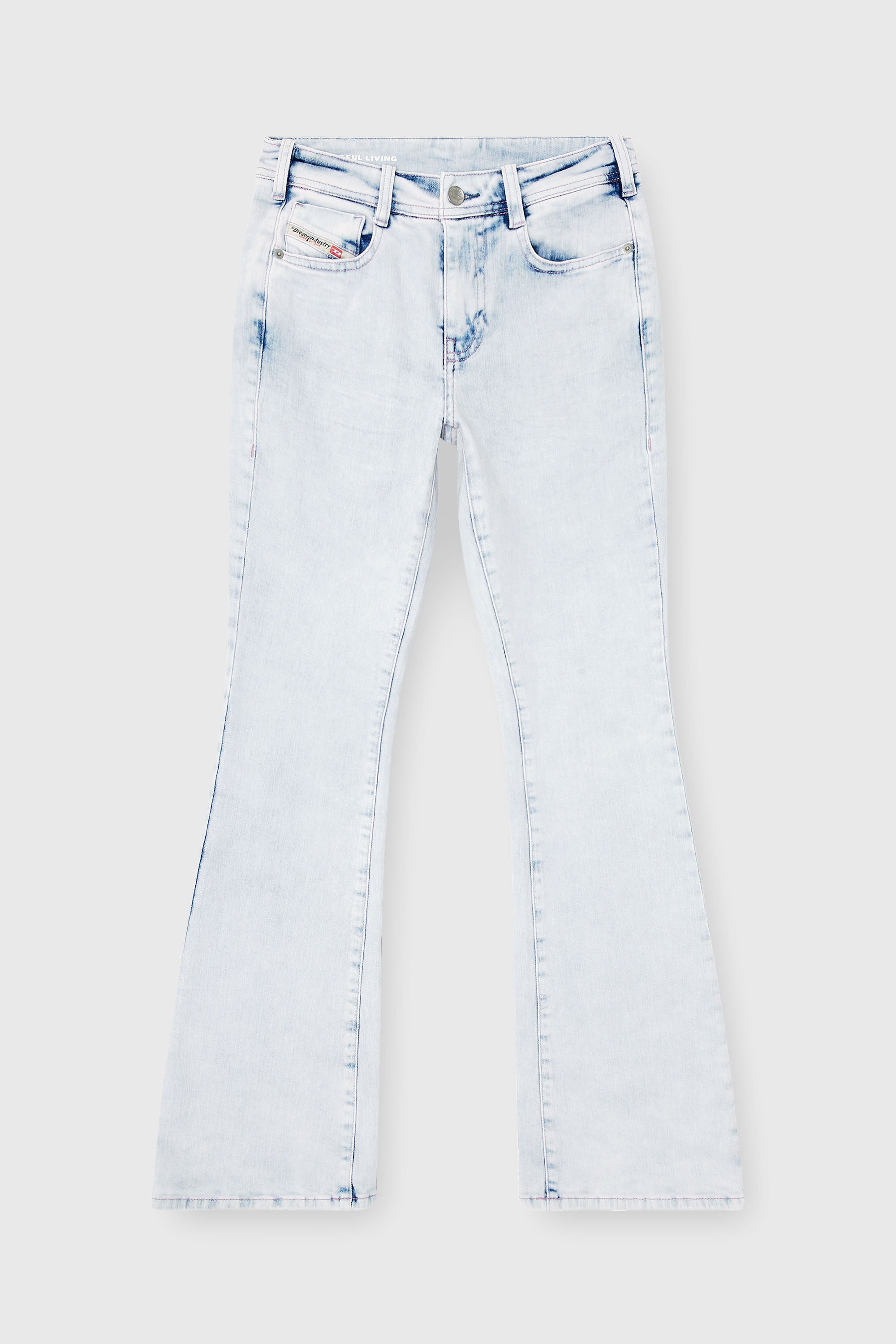 Diesel - Bootcut Jeans 1969 D-Ebbey 0HDBH Donna, Blu Chiaro - Image 2