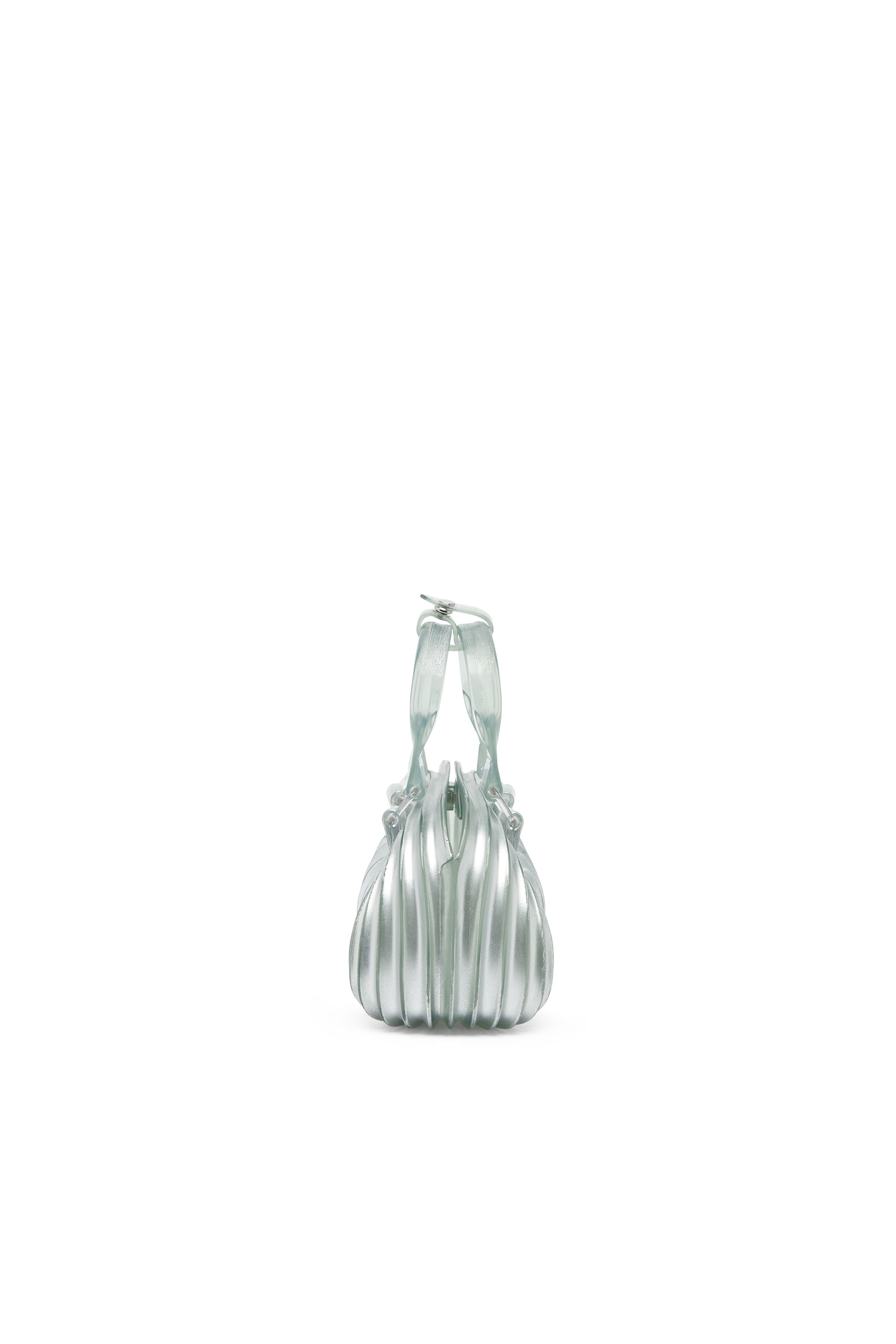 Diesel - MELISSA QUANTUM DOME, Quantum Dome &ndash; Borsa a mano in Melflex&reg; Donna in Argento - 5