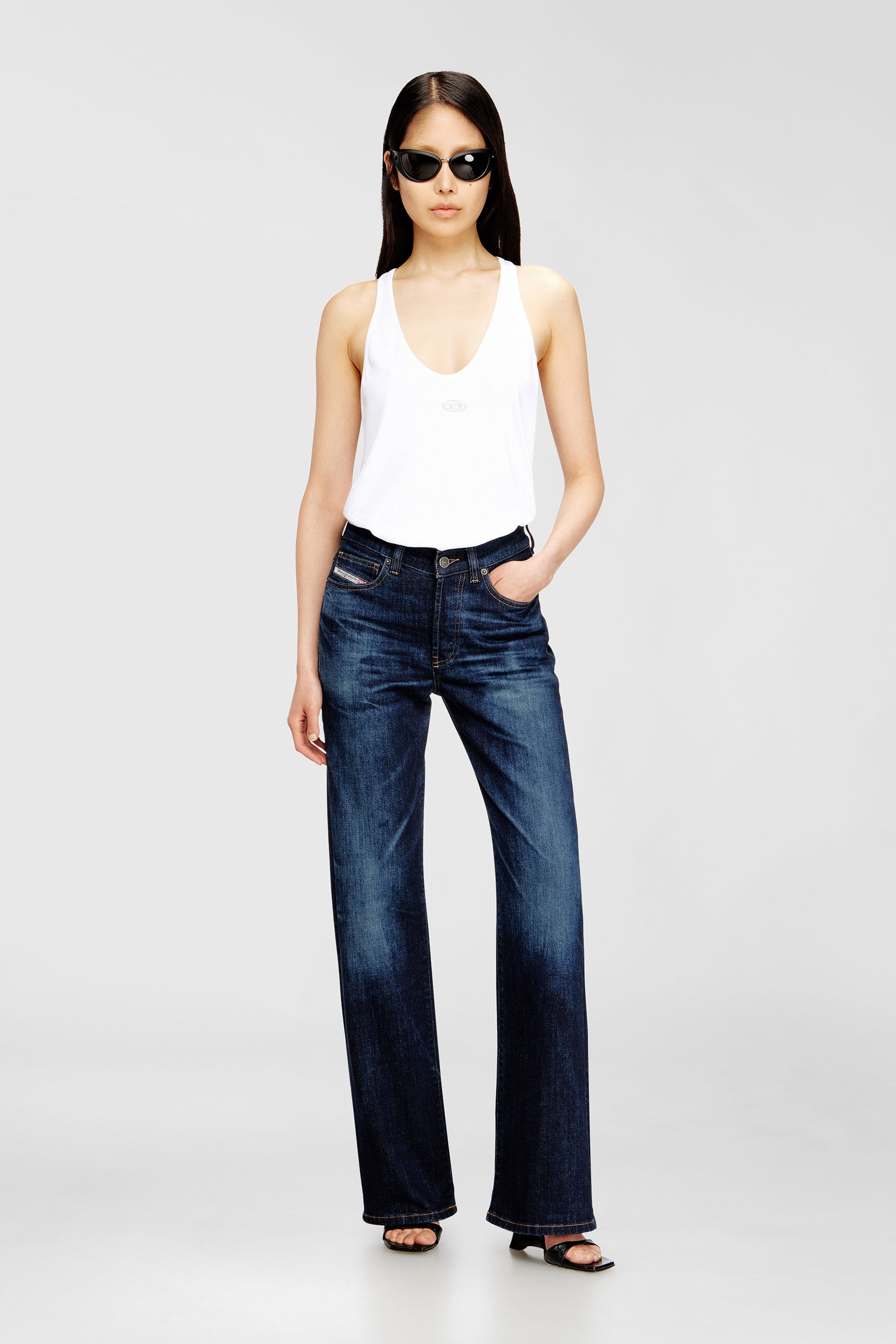 Diesel - Regular Jeans 1971 D-Sent 0ADBL Donna, Blu Scuro - Image 1