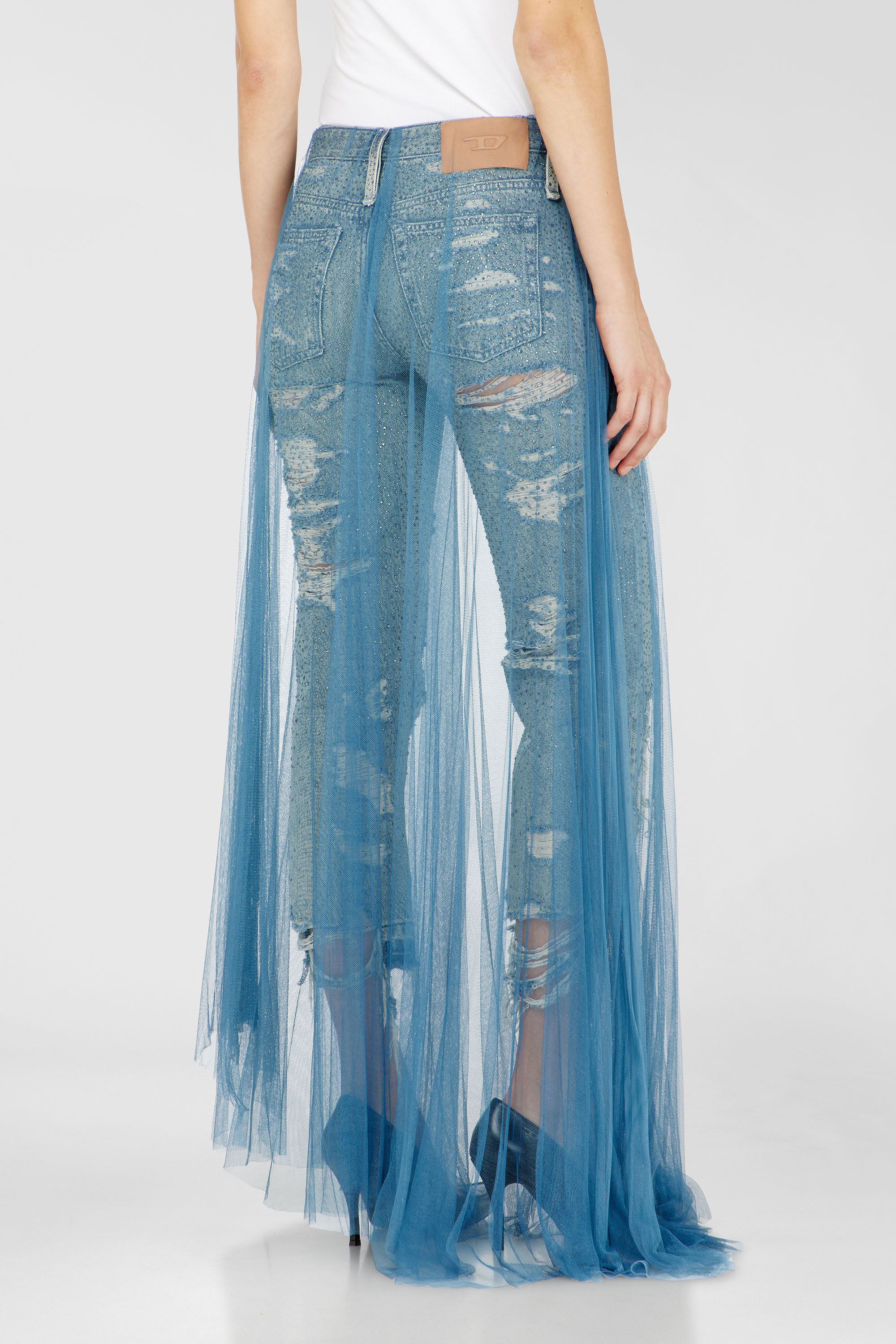 Diesel - Regular Jeans D-Aisi 0DBER Donna, Blu medio - Image 5